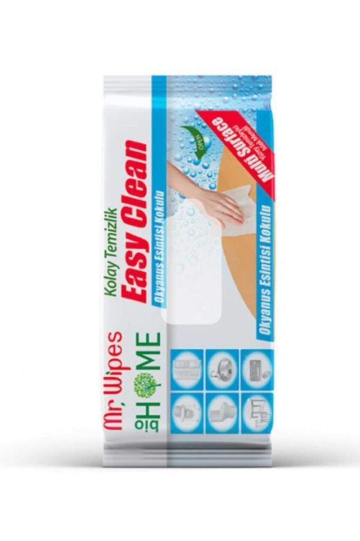 Farmasi Mr. Wipes Çok Amaçlı Yüzey Temizleme Mendili - Okyanus Ferahlığı 40 Yaprak