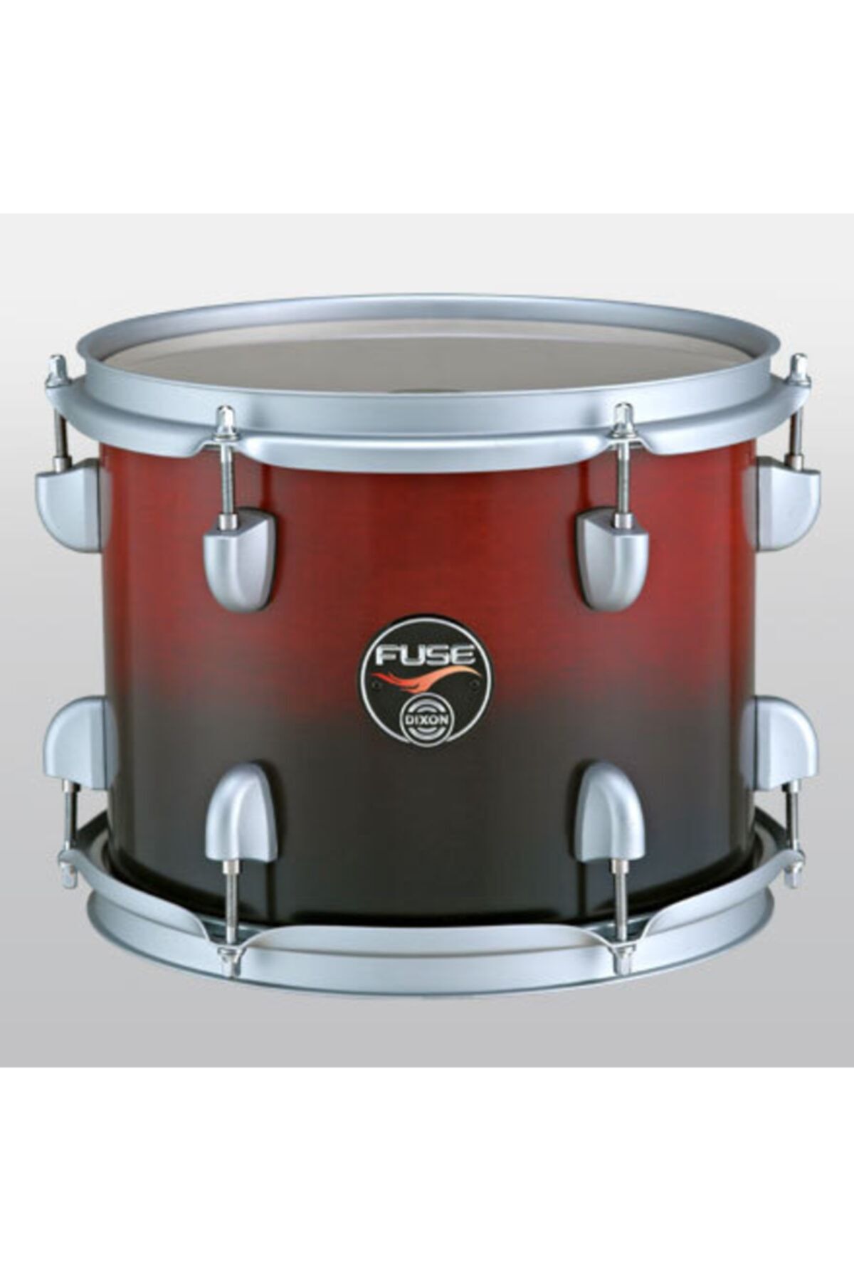 Tonal Dixon Fuse 14 Floor Tom Gloss Candy Red Fade