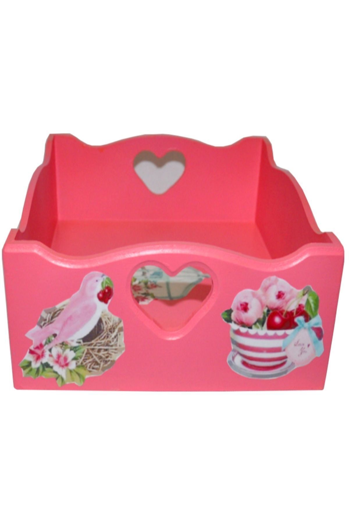 byNihalce Pembe El Boyaması Peçetelik