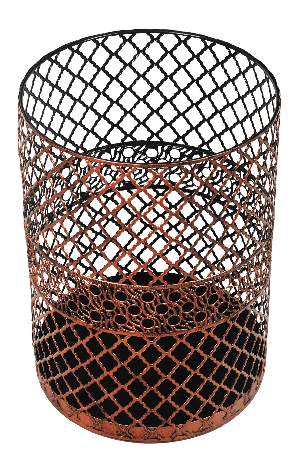 VENON Güven Avize Metal Çamaşırlık (350X480) Siyah Bakır Patine 0053436
