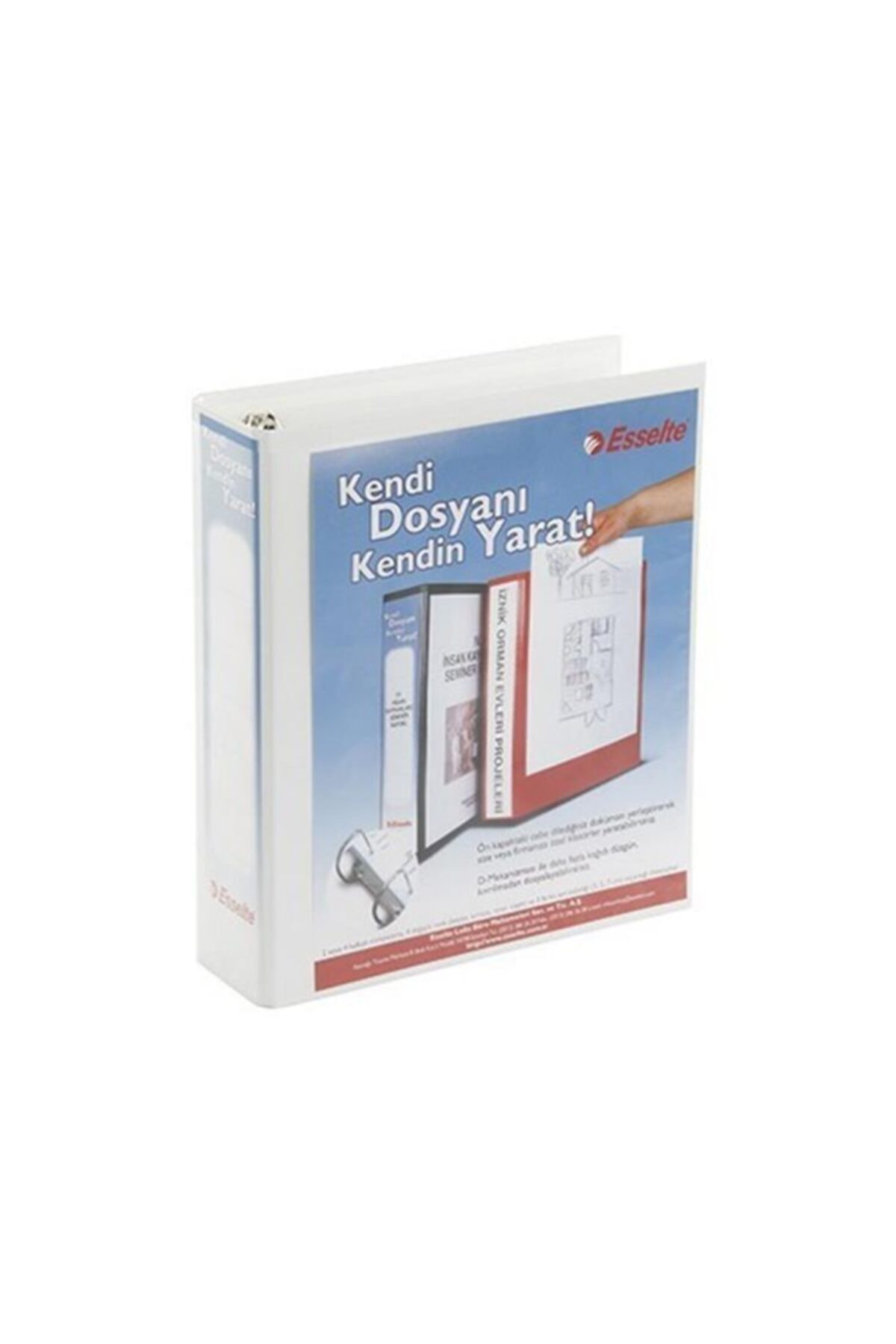 Esselte 4656521 50/2 D Klasör Mekanizmalı Beyaz
