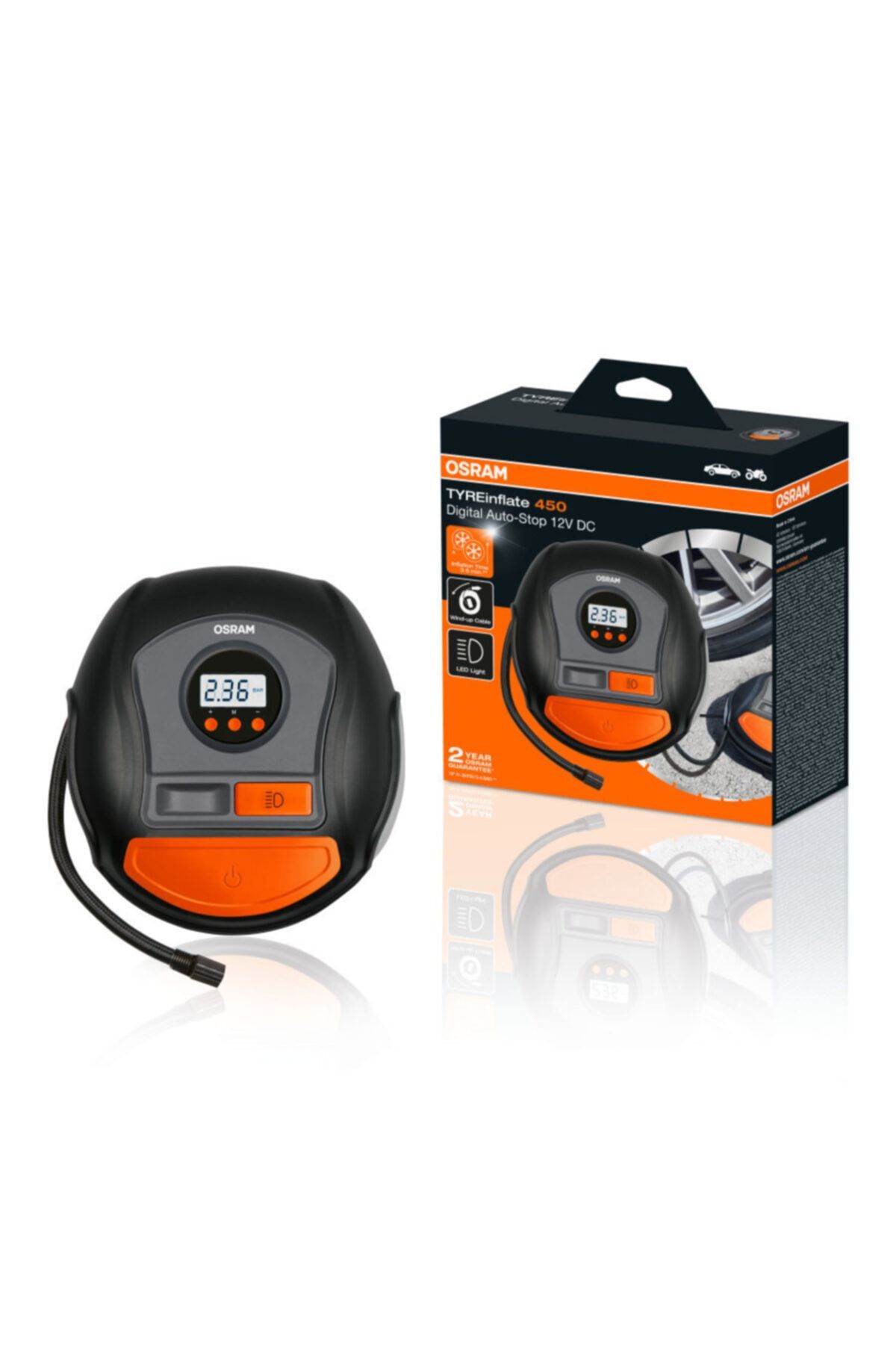 Osram Lastik Şişirme Kompresörü Tyreinflate 450