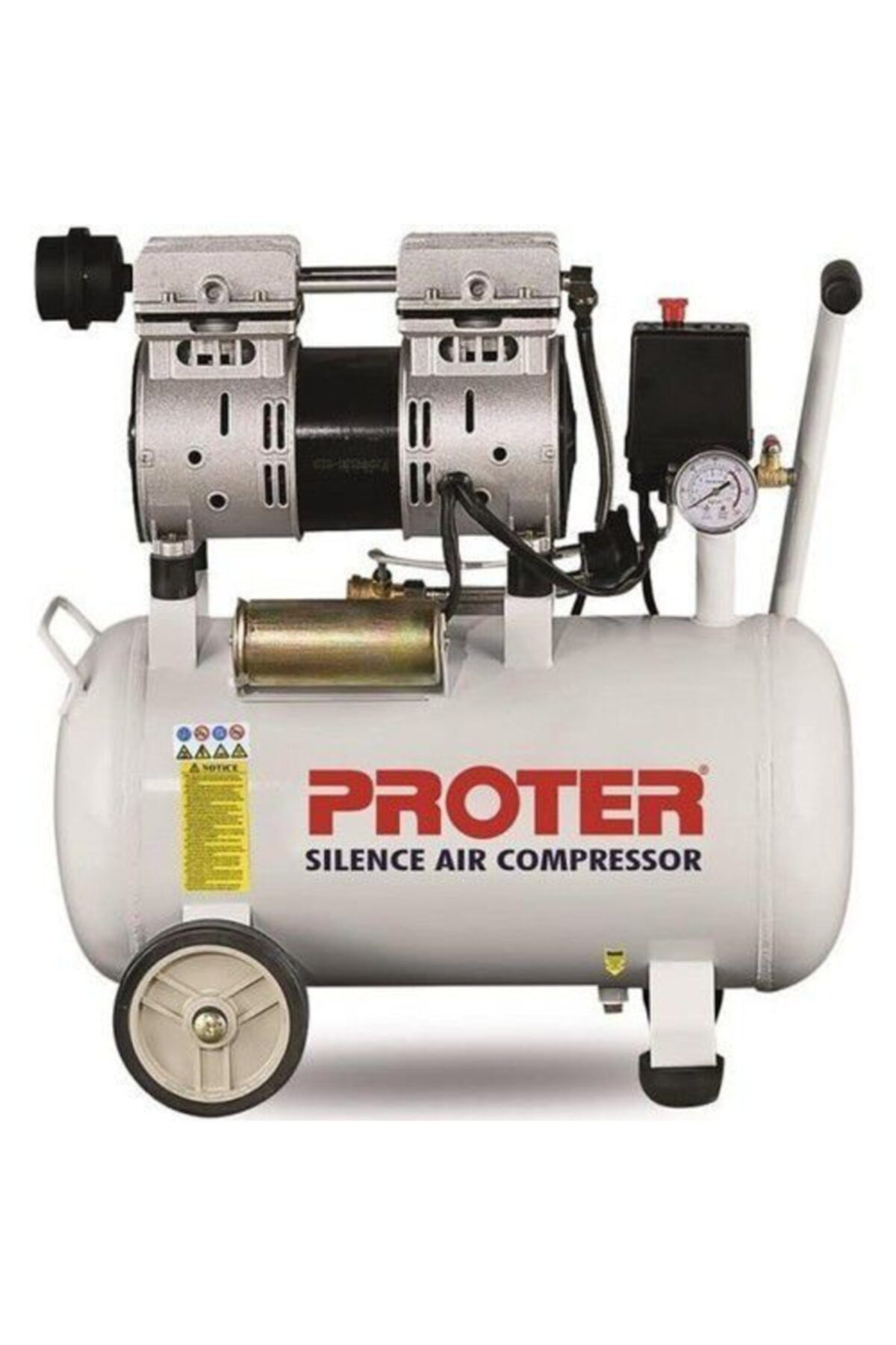 Proter Sessiz Yağsız Hava Kompresörü 24 litre