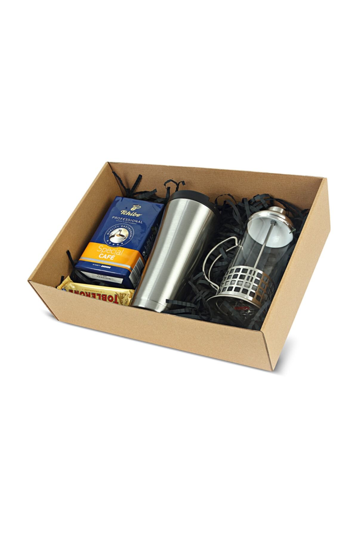 Forentina Çelik Termos French Press Tchibo Filtre Kahve Toblerone Ps1751