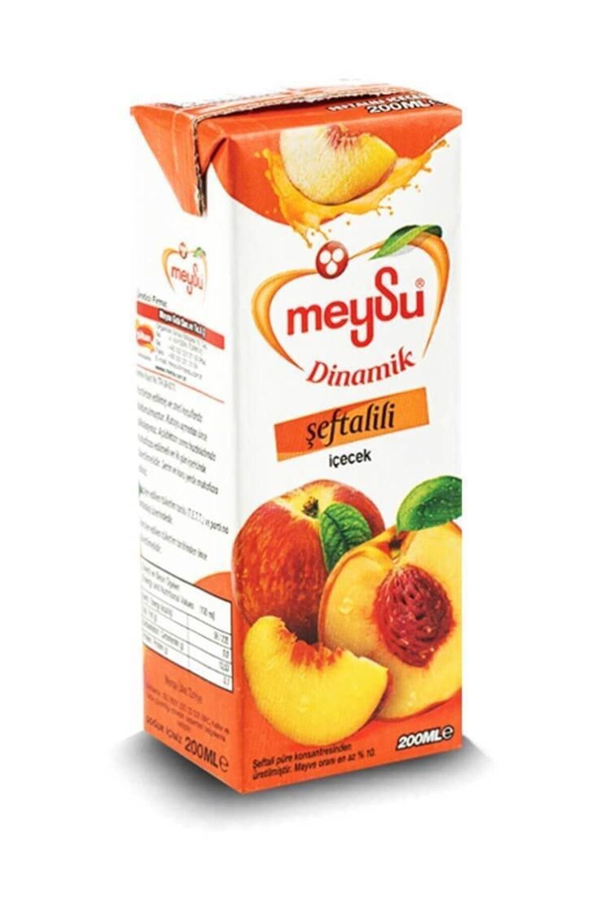 Meyöz Meysu Dinamik Şeftali Meyveli Içecek 200 ml (27 ADET)