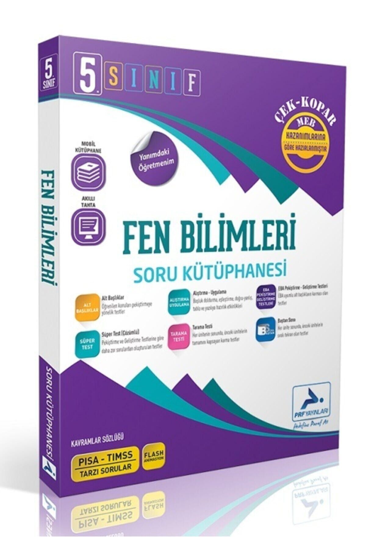 PRF Paraf Yayınları Prf 5. Sınıf Fen Bilimleri Soru Kütüphanesi