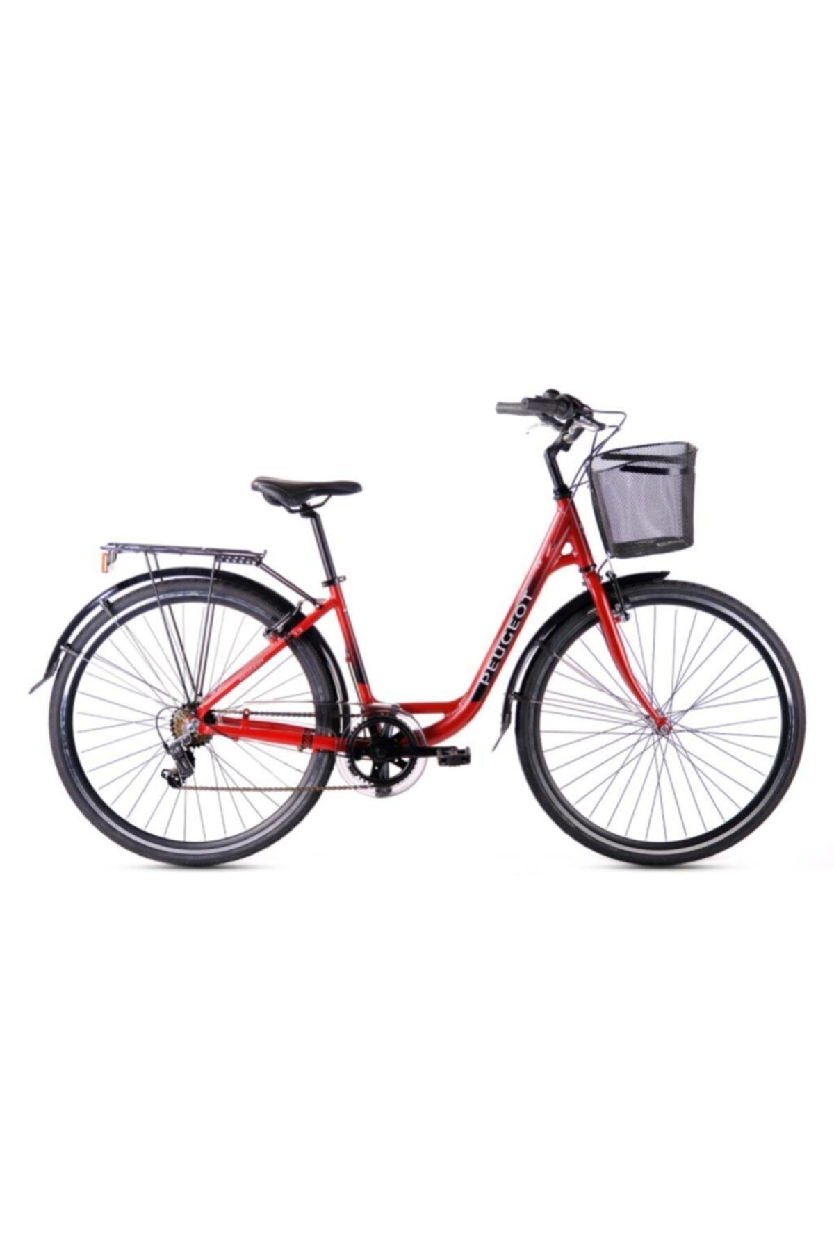 Peugeot C13 28 V 28 Jant 7 Vites Kadın Şehir Bisikleti Siyah (38 Cm)