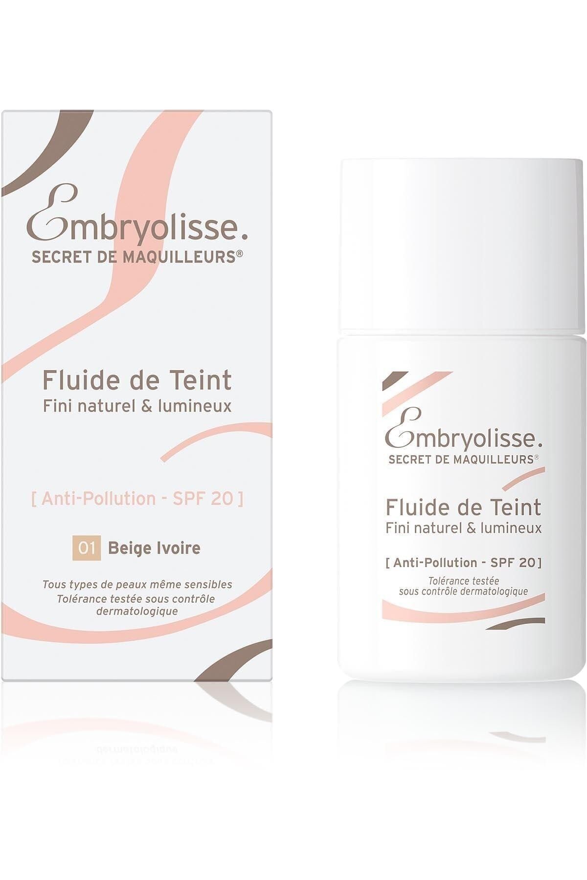 Embryolisse Likit Fondöten 01 Beige Ivoire 30 ml