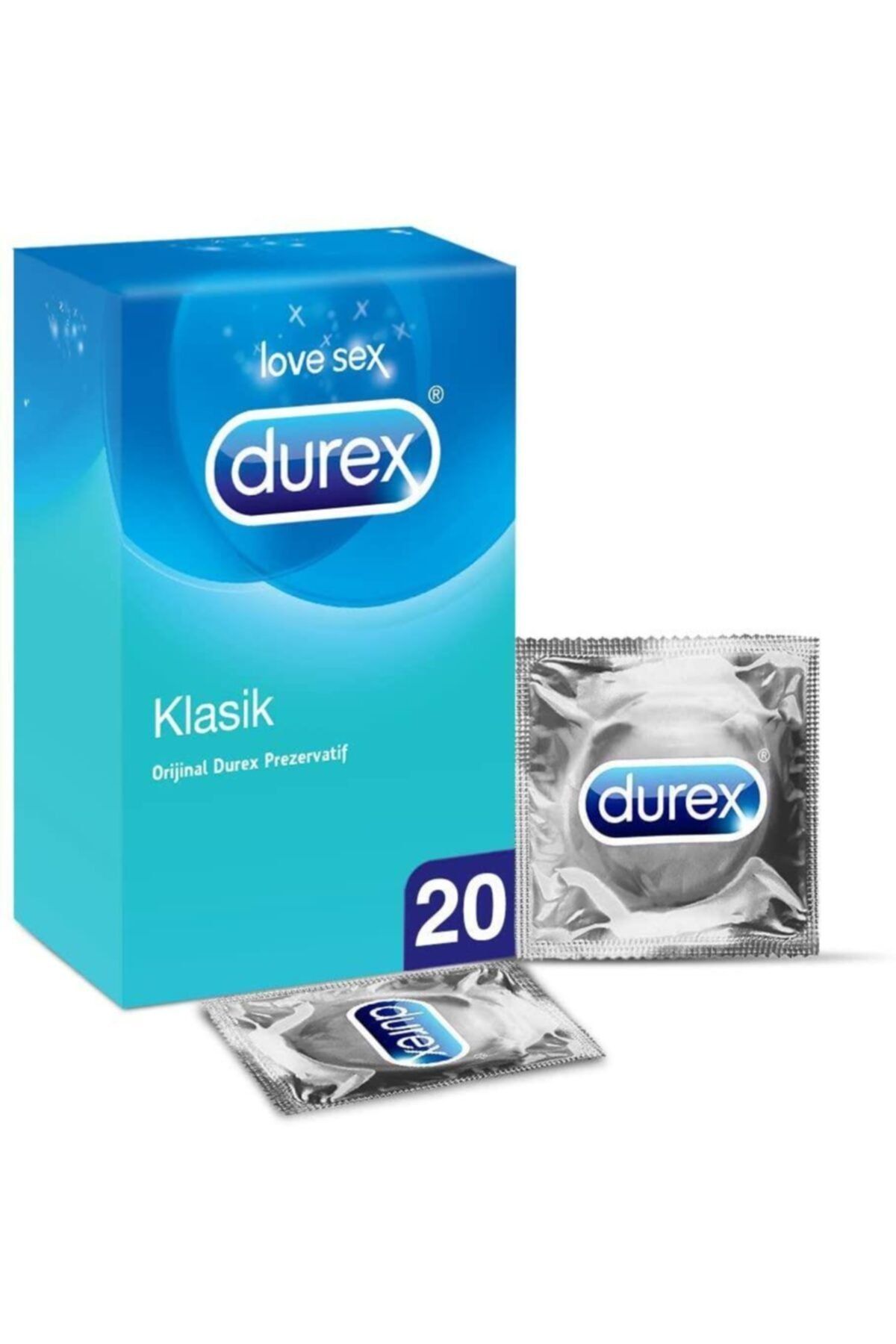 Durex Klasik Prezervatif 20'li Avantaj Paket