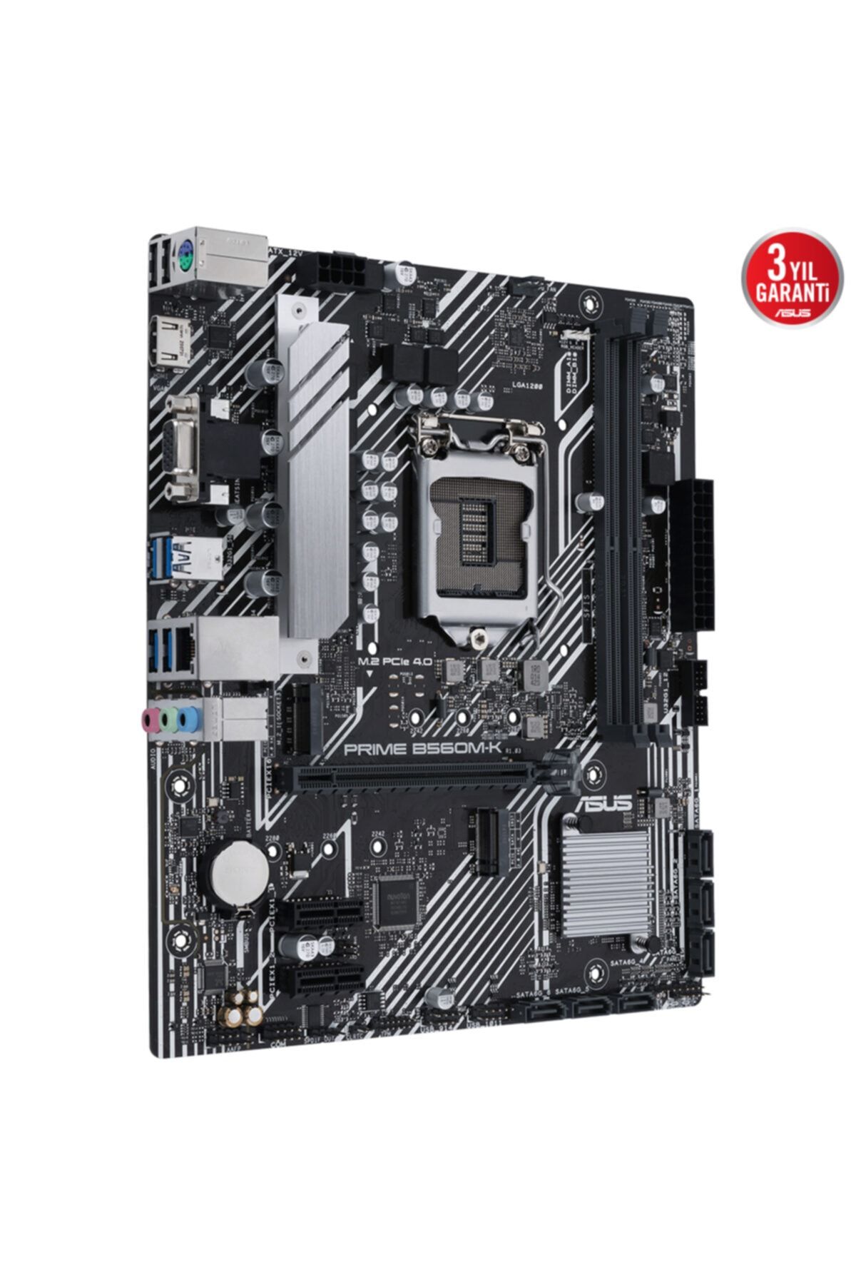 ASUS Prime B560m-k 11.nesil 5000mhz(oc) Ddr4 Soket Lga1200 M.2 Hdmi Vga Matx Anakart