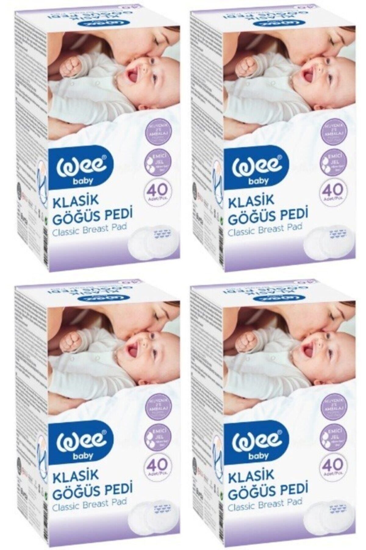 Wee Klasik Göğüs Pedi 40’lı 4 Adet
