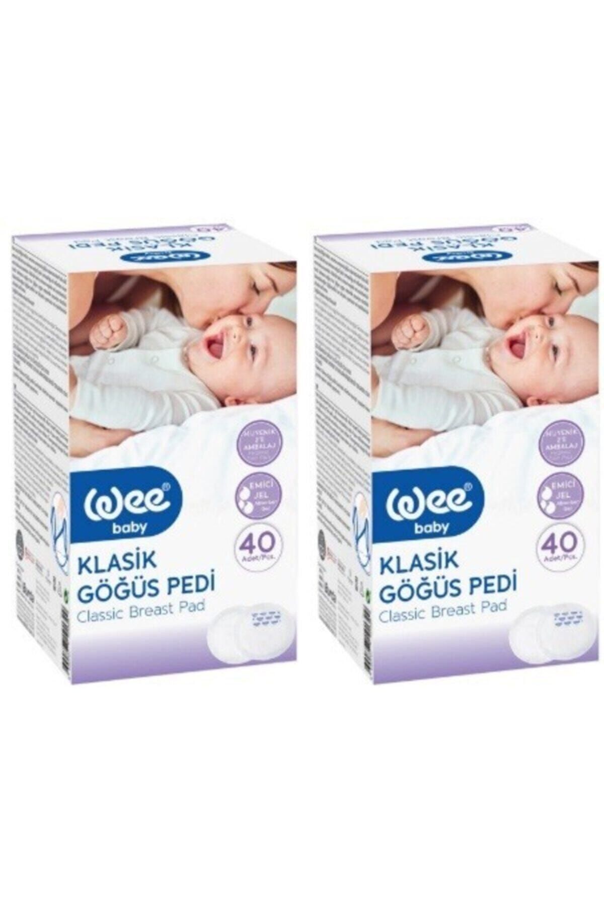 Wee Baby Klasik Göğüs Pedi 40’lı 2 Adet