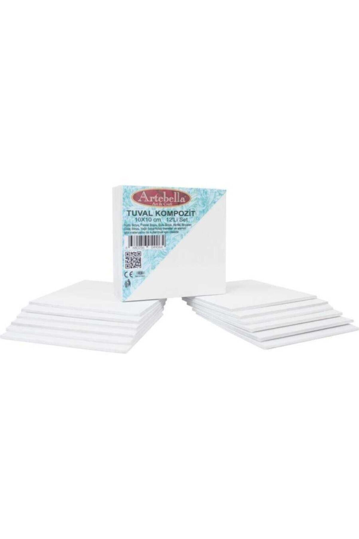 Artebella Kts10x10 Tuval Kompozit 10x10 Cm 12 'li Set