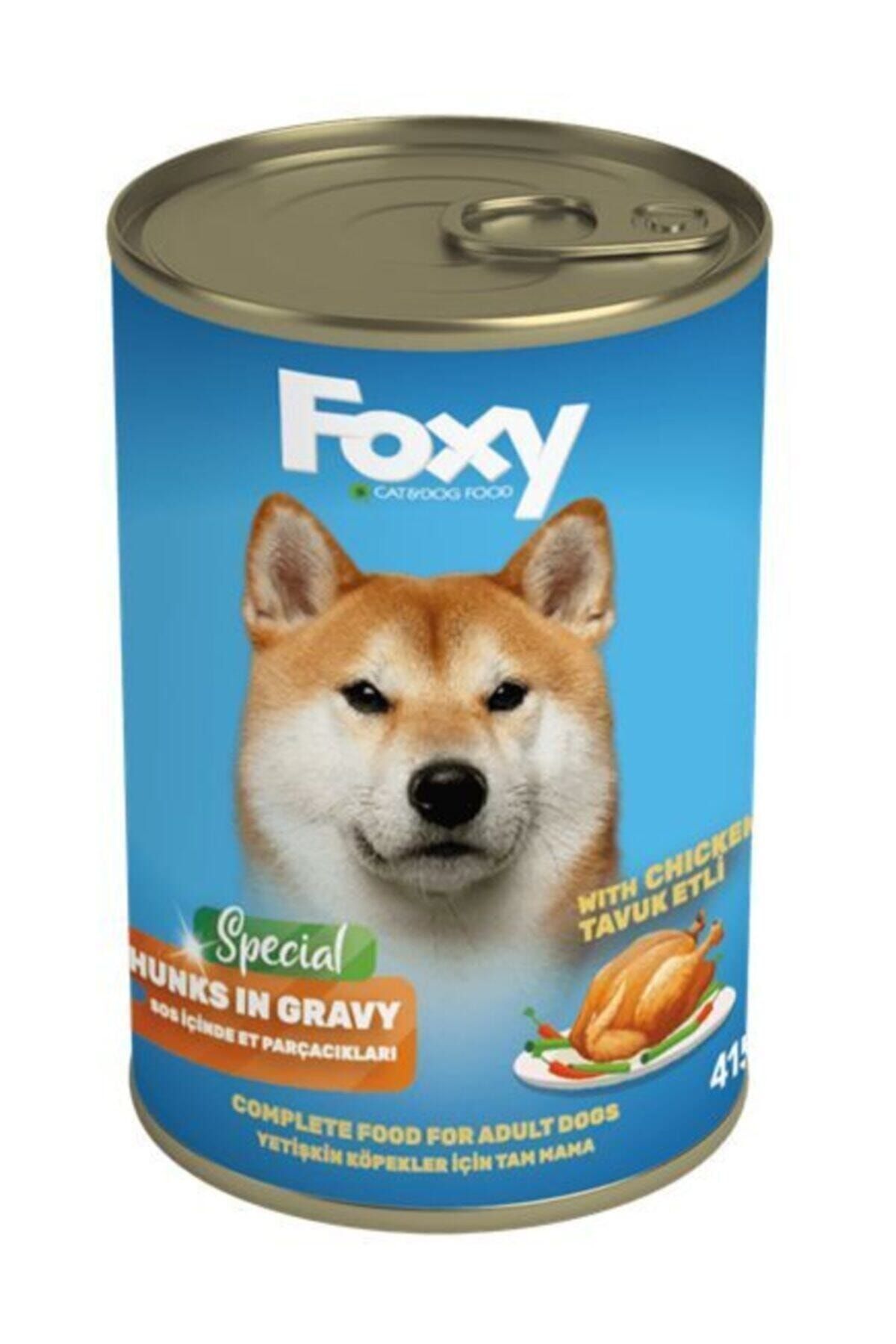 Foxy Tavuk Etli Köpek Konserve 415gr