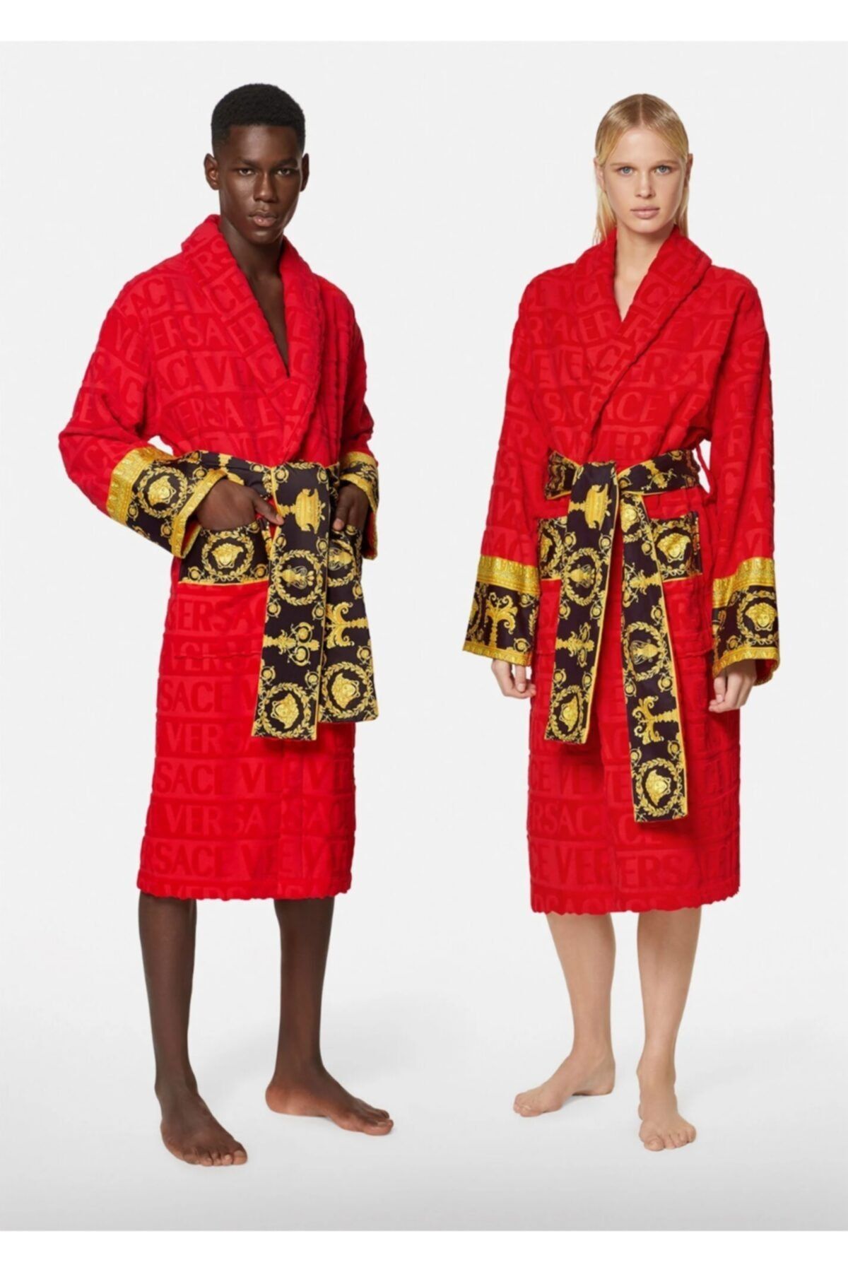 Marcalanya Versace Home Unisex Bornoz