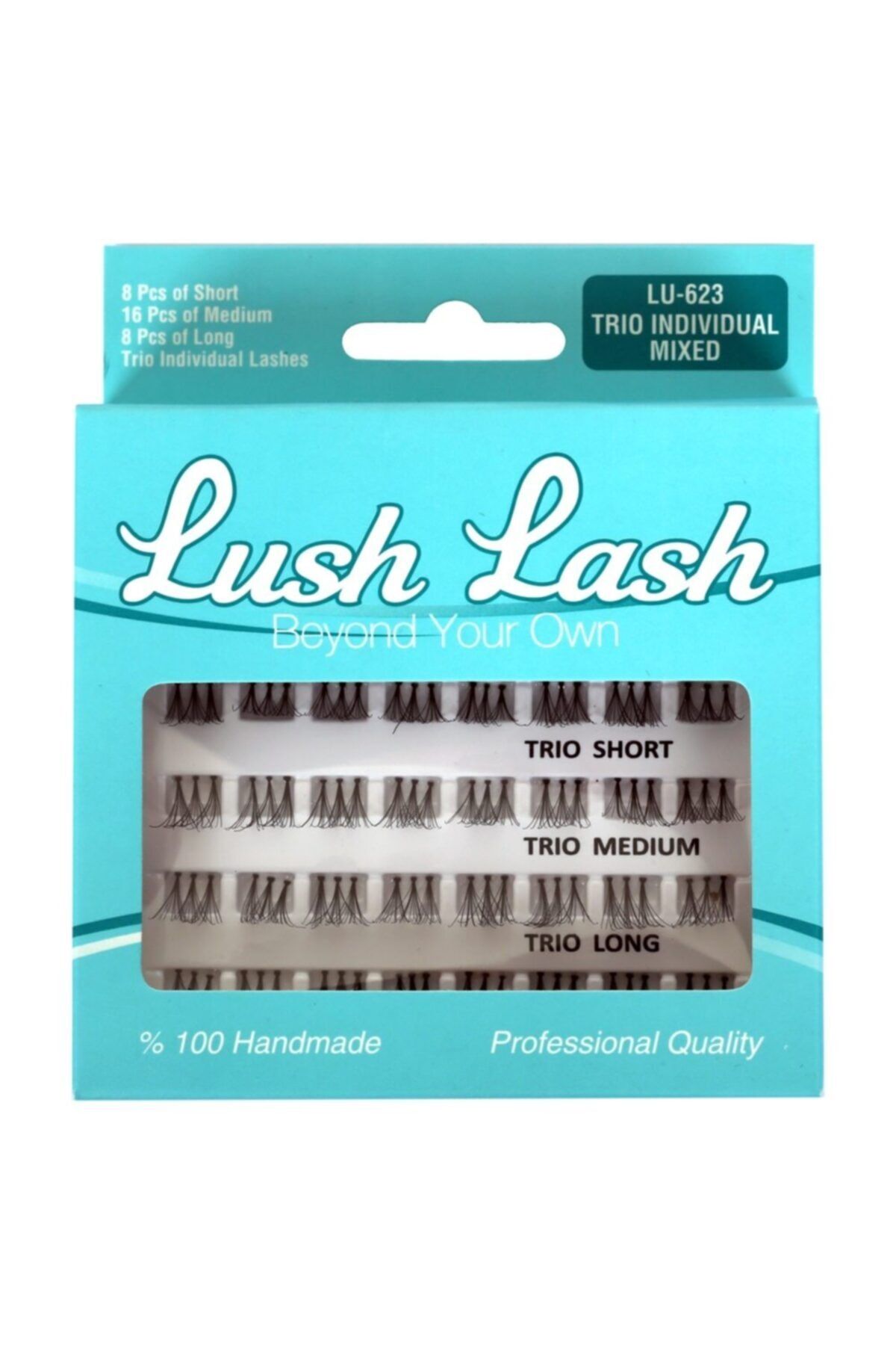 Lush Lash Trio Tekli Kısa Orta Uzun Takma Kirpik