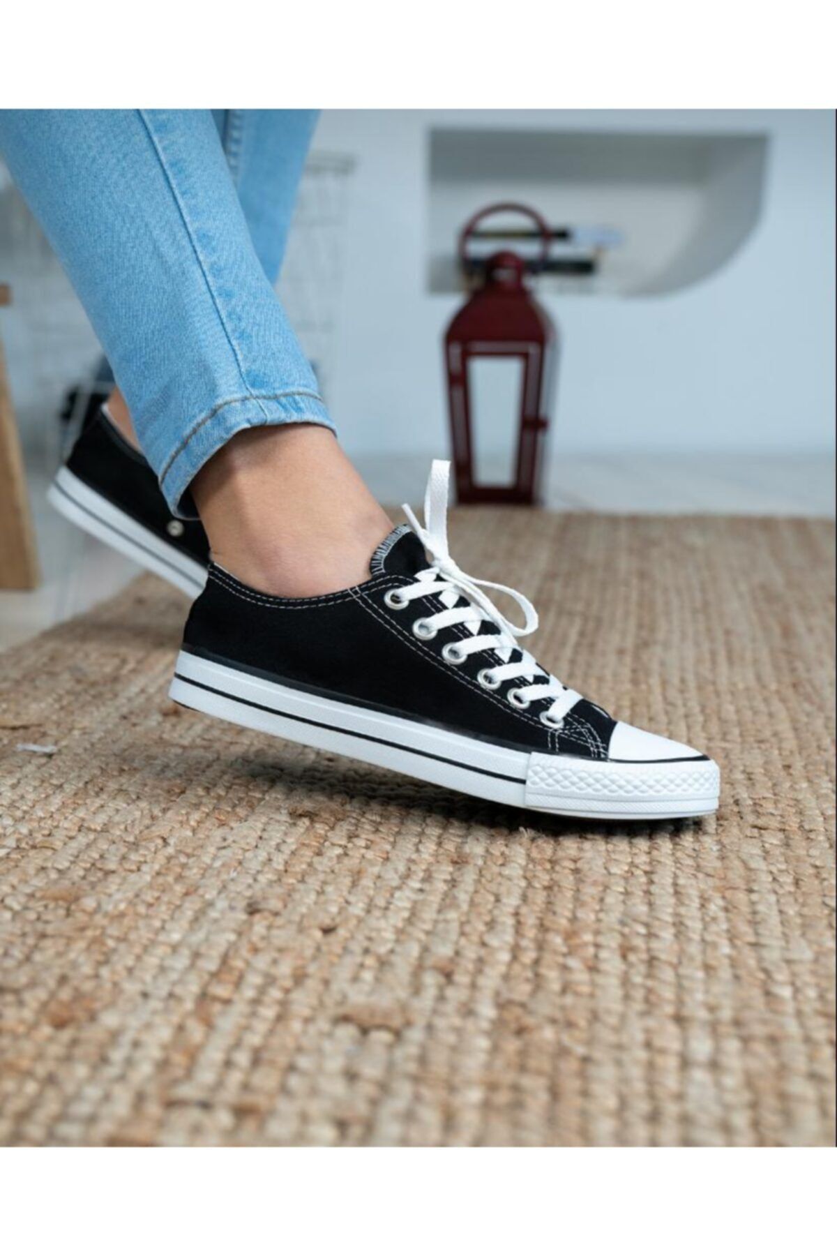 wemodaa Unisex Siyah Spor Ayakkabı