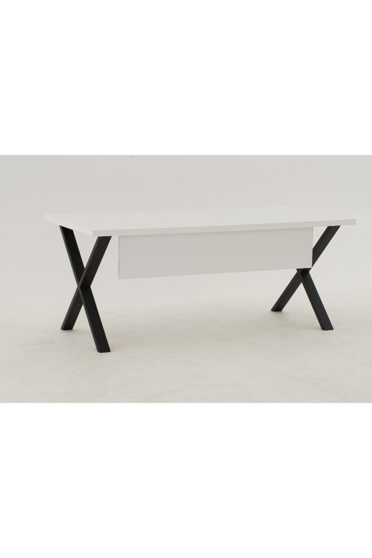 Brillo X Masa 160cm Ev-Ofis Çalışma Masası - Beyaz