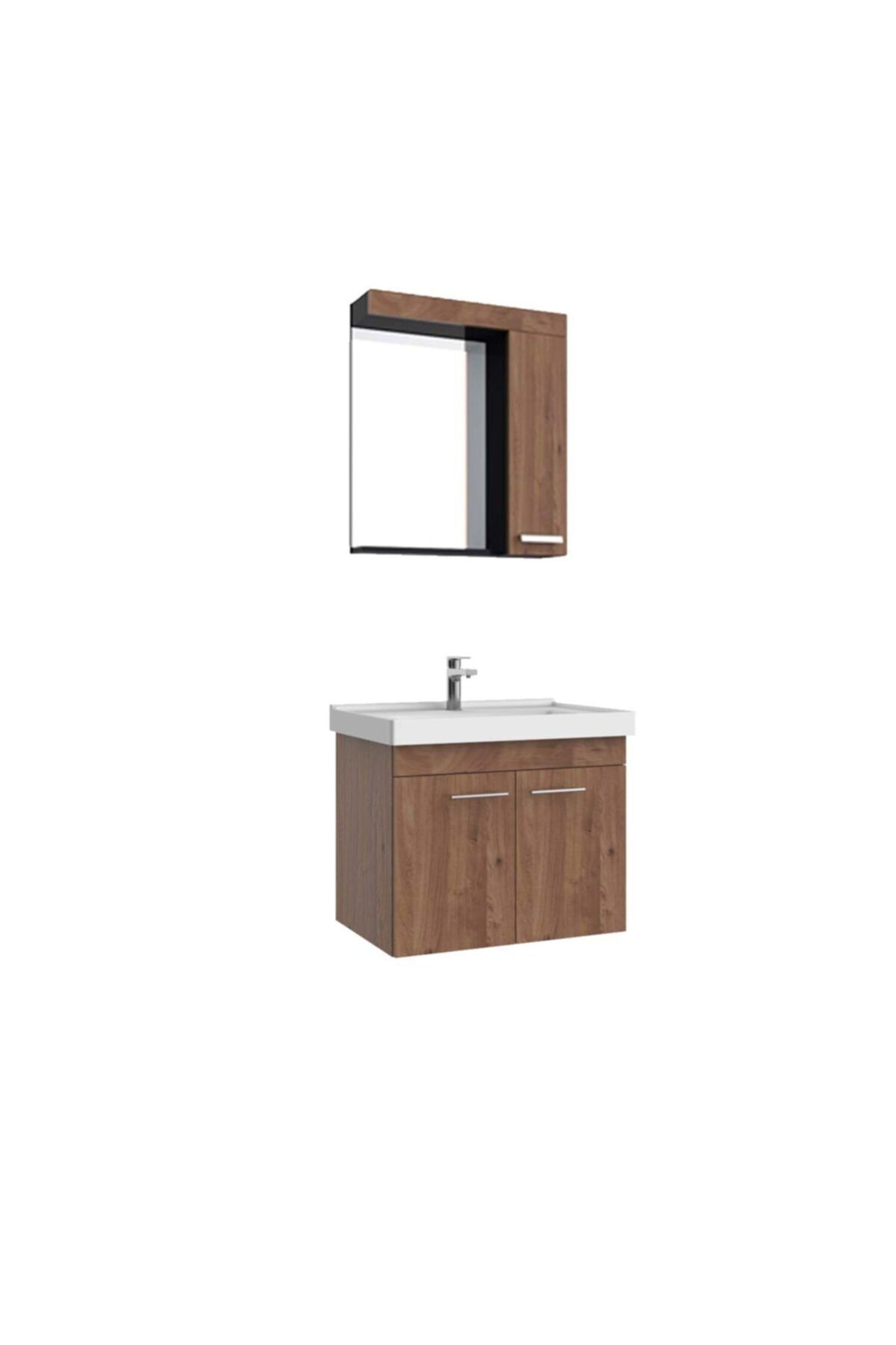 Creavit Note Banyo Dolabı Alt Modül + Üst Modül 65 Cm Everest