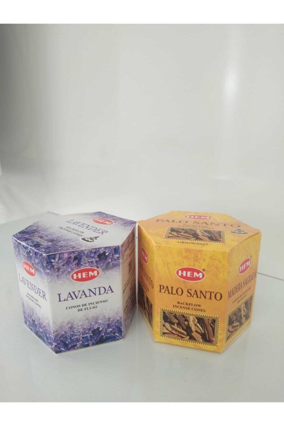 BUHANA HEDİYELİK Hem Geri Akışlı Şelale Tütsü Konileri 20 Adet Palo Santo 20 Adet Lavanta Aromalı Toplam ( 40 Adet )