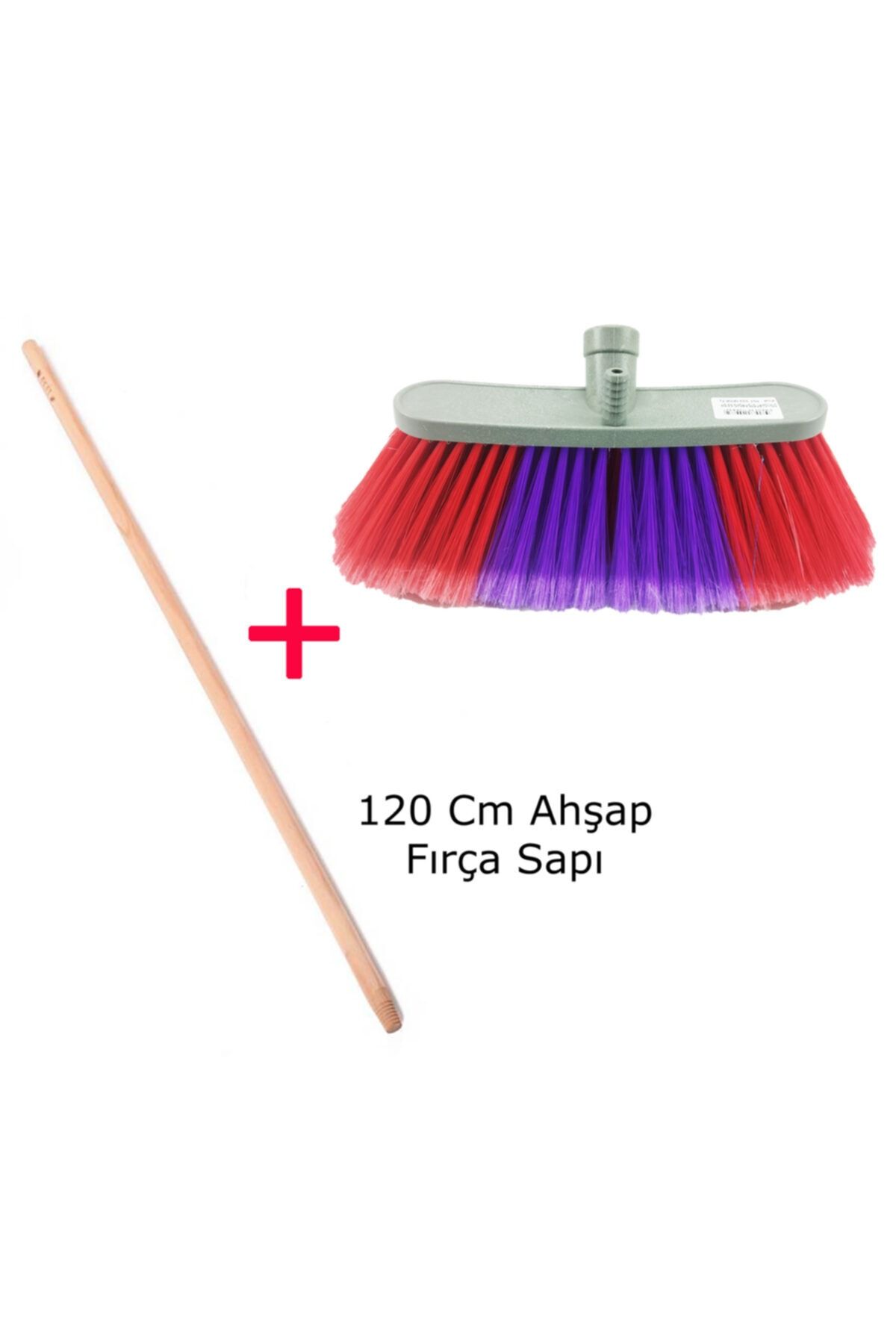 Elmas Fırça Temizlik Fırçası - Yıkama Fırçası - Yer Fırçası Ve Ahşap Fırça Sapı Seti (120 Cm) (renk Bildiriniz)