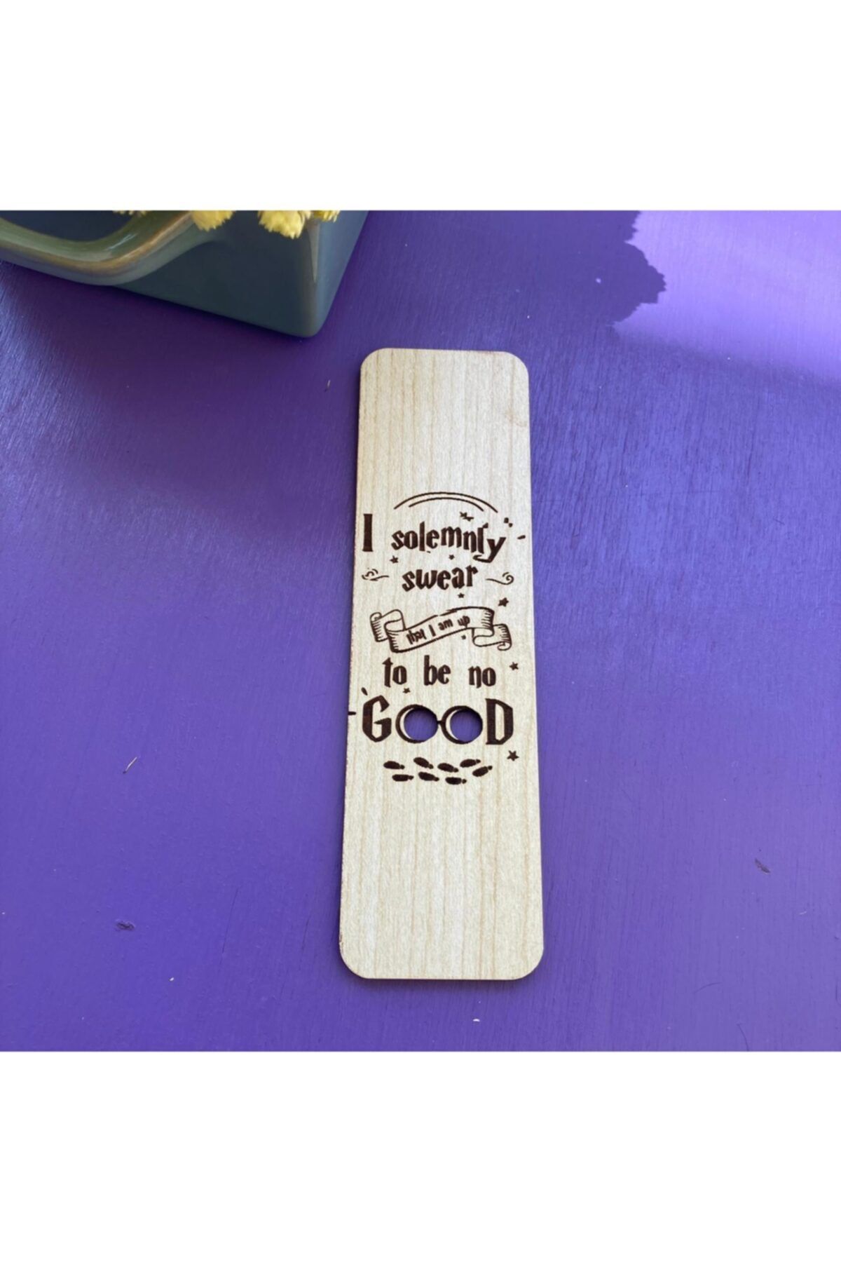 Mini Atölye Harry Potter Ahşap Ayraç Çapulcu Haritası Parolası