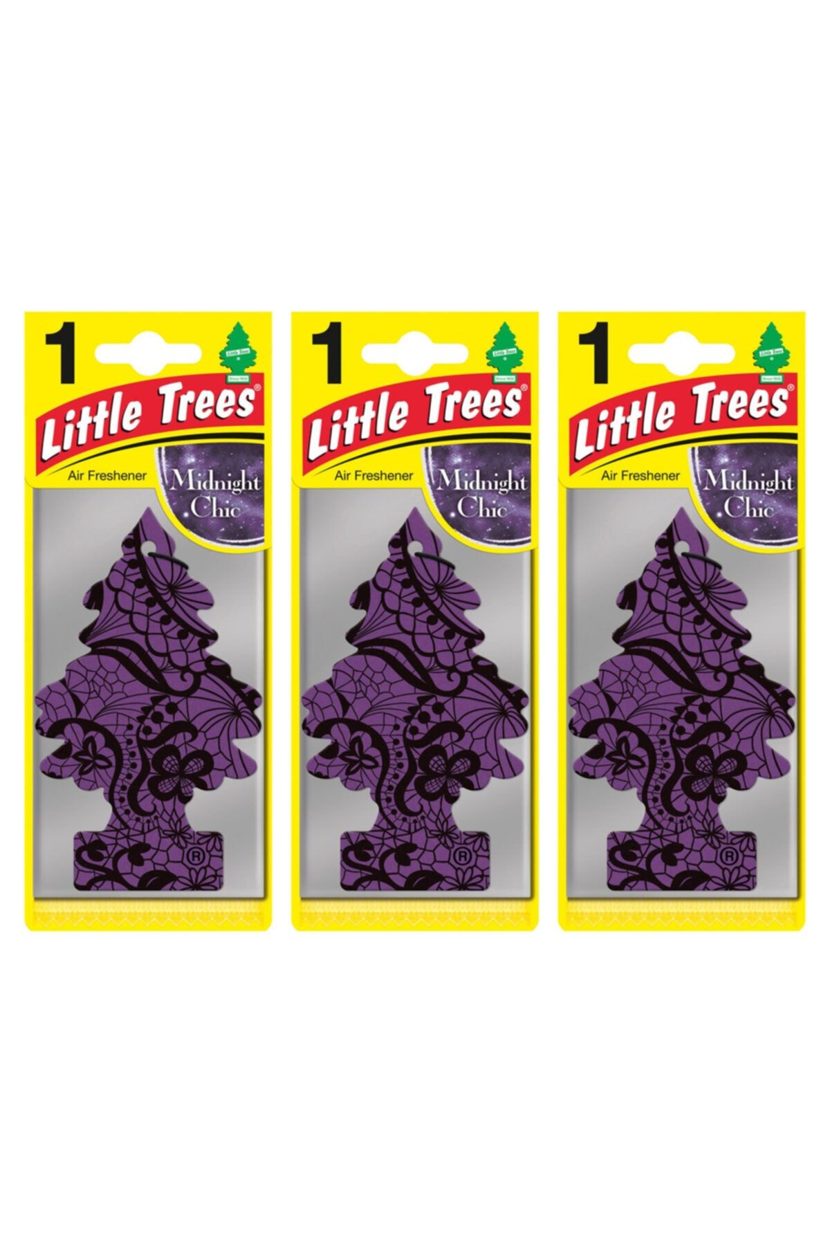 Little Trees 3'lü Midnight Chic Asma Oto Kokusu (gece Yarısı Fresh)