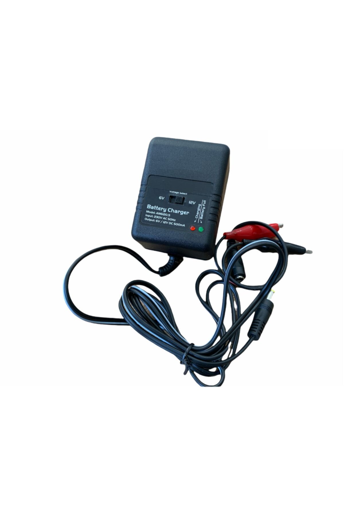 ATAELEKTRONİK Hem 6 Volt Hemde 12 Volt Akü Şarj Edebilen Akü Şarj Cihazı 6v/12v Led Işıklı Yerli Trafolu