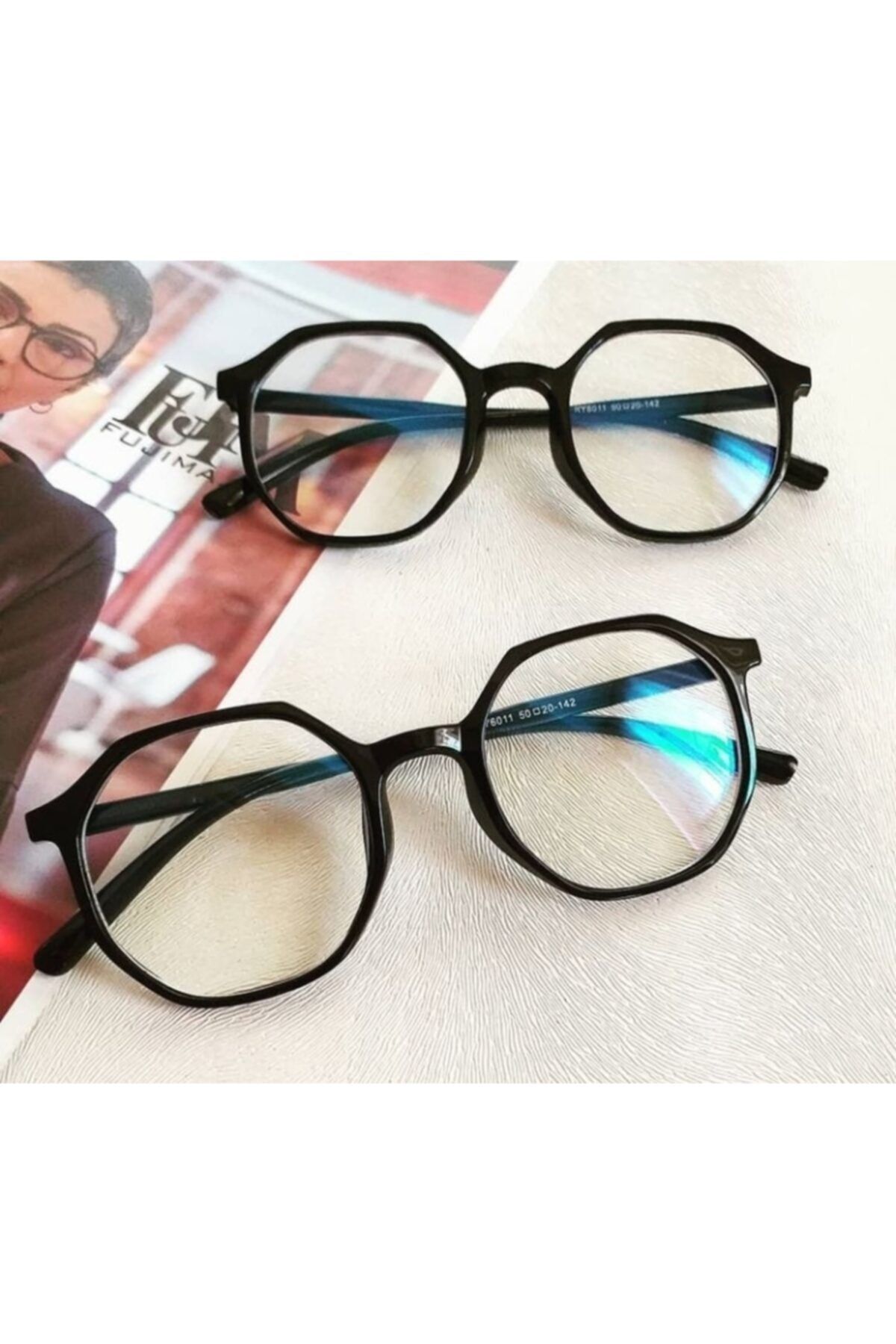 retroglases Şeffaf Gözlük I Blue Block