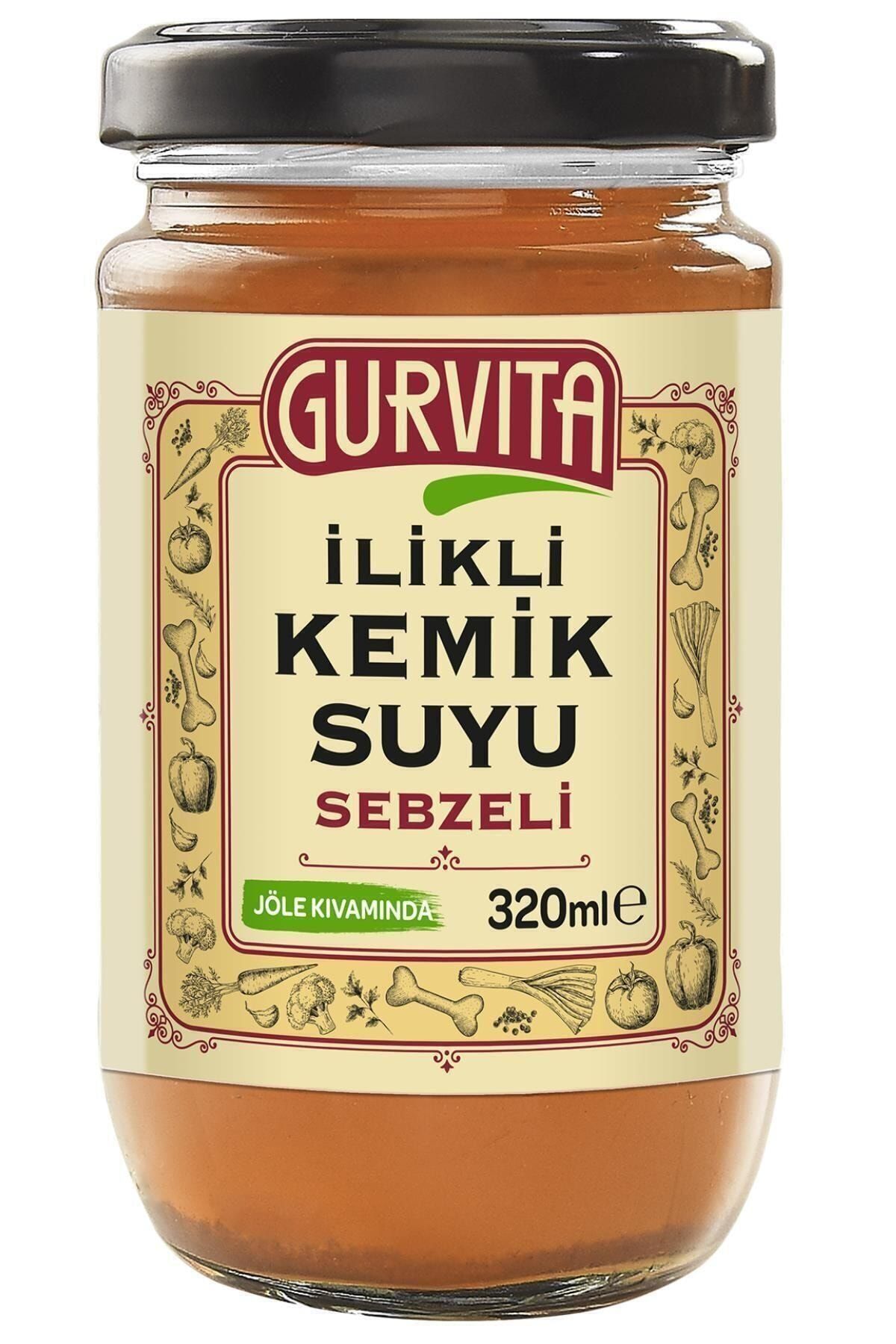Gurvita Ilikli Kemik Suyu Sebzeli 320 ml