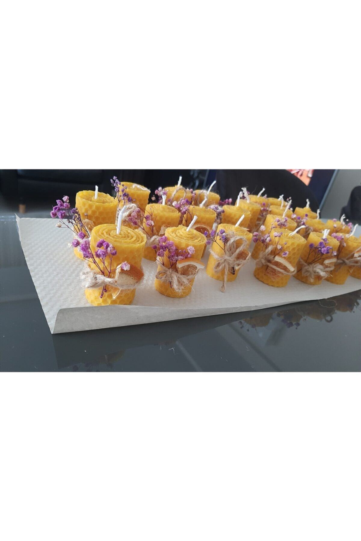 EL YAPIMI 25 Adet Hediyelik Baby Shower Nikah Sekeri Dugun Soz Nisan Dagitmalik Hediye Mum