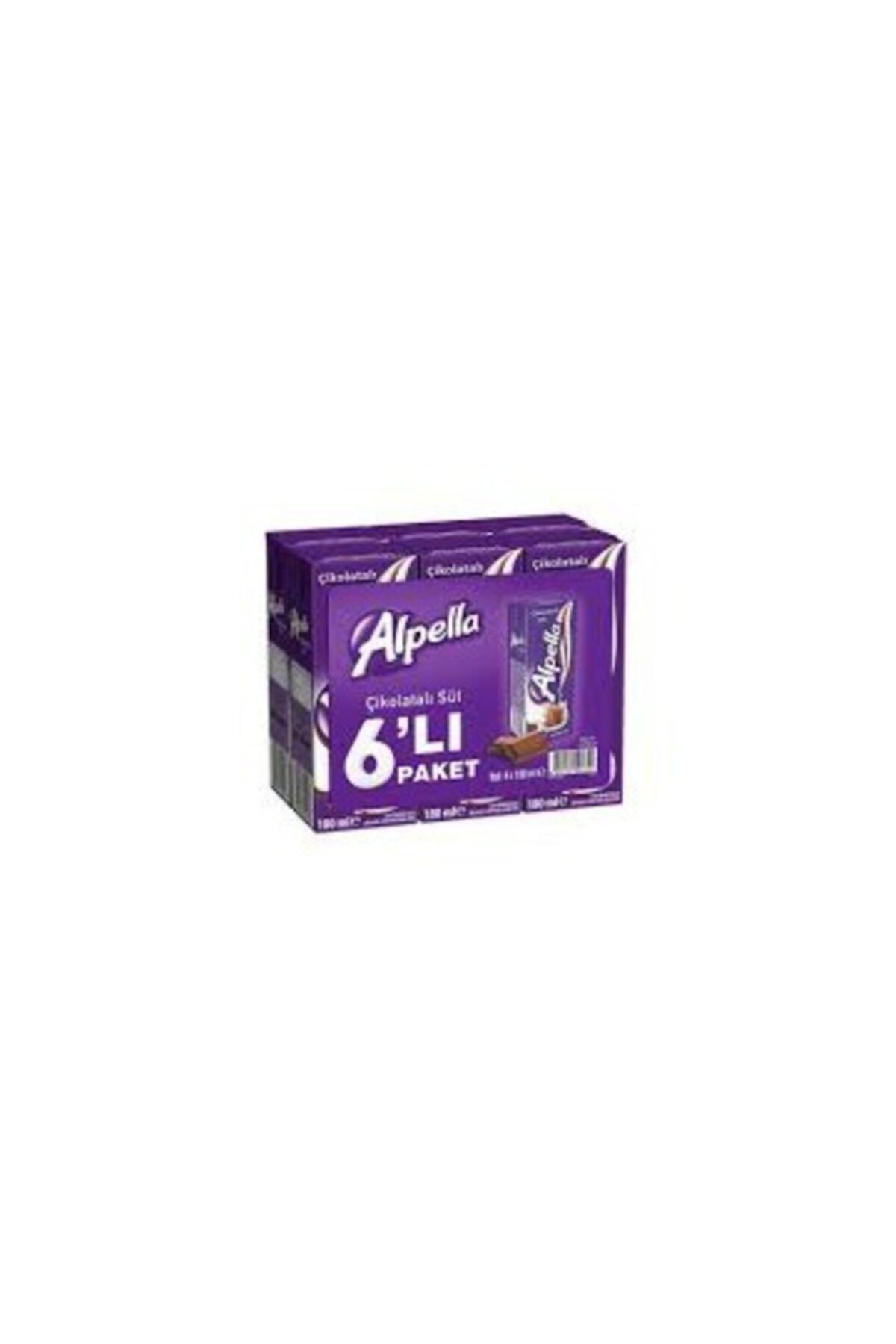 Alpella Çikolatalı Süt 6x180 Ml