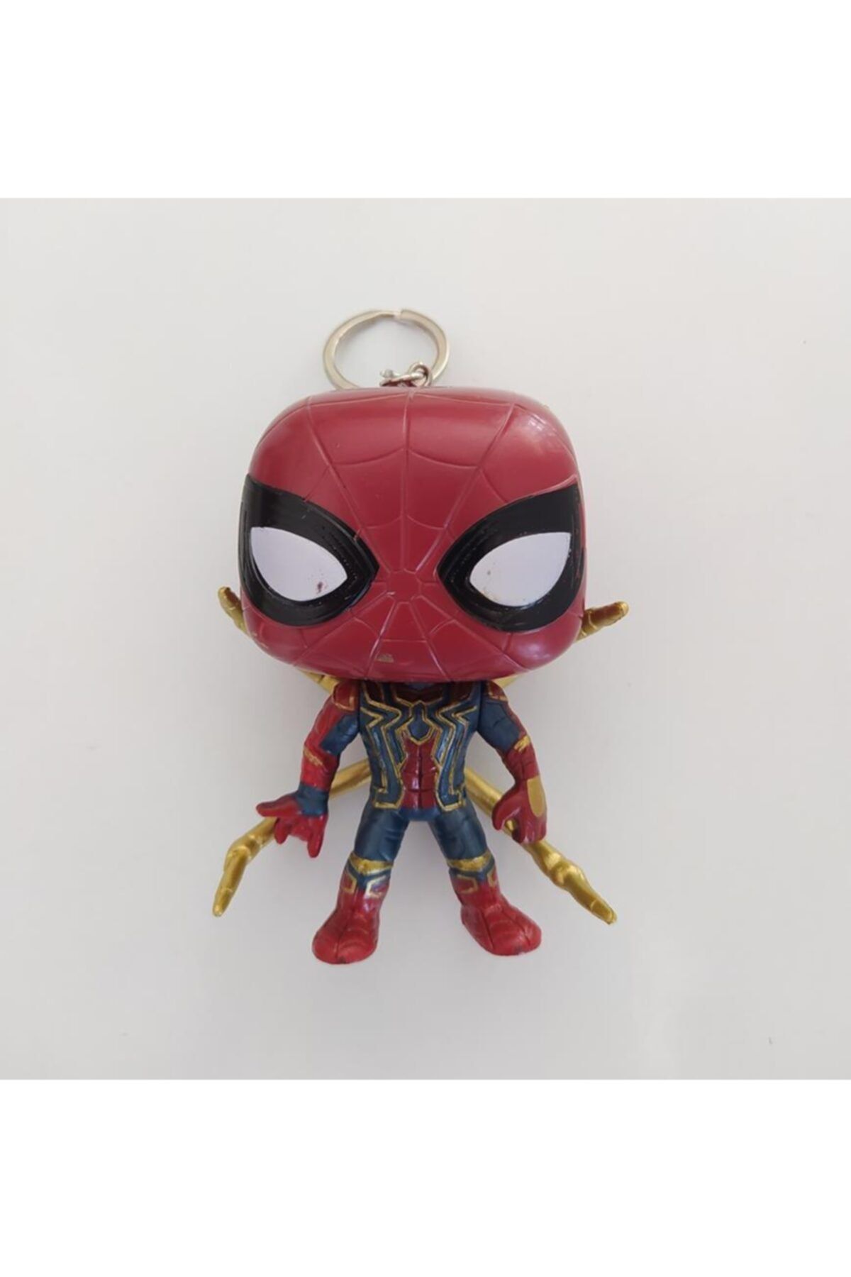 Hd Marketim Iron Spiderman Avengers Marvel Pop Figür Anahtarlık Çanta Süsü 9 Cm