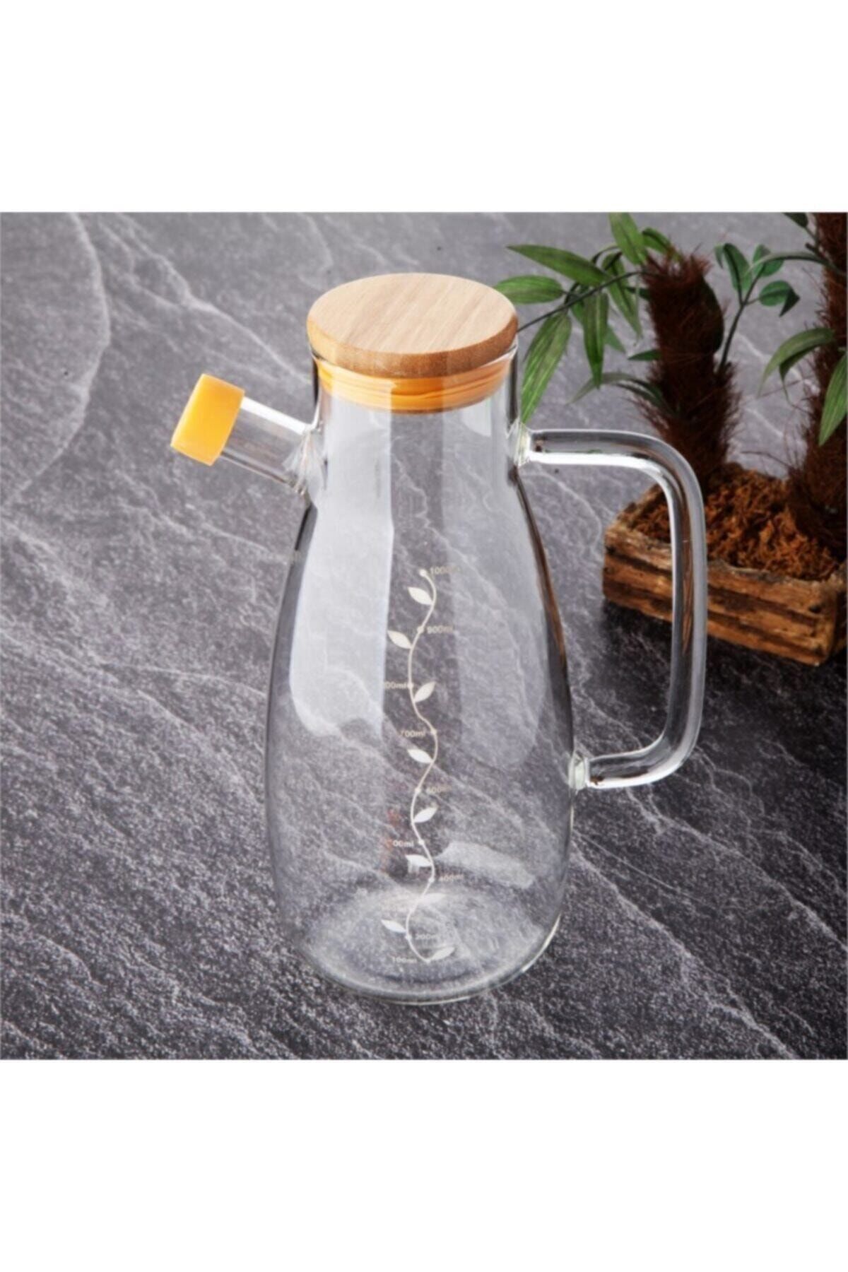 Tohana Yağlık Sirkelik 1000ml Borosilikat Cam