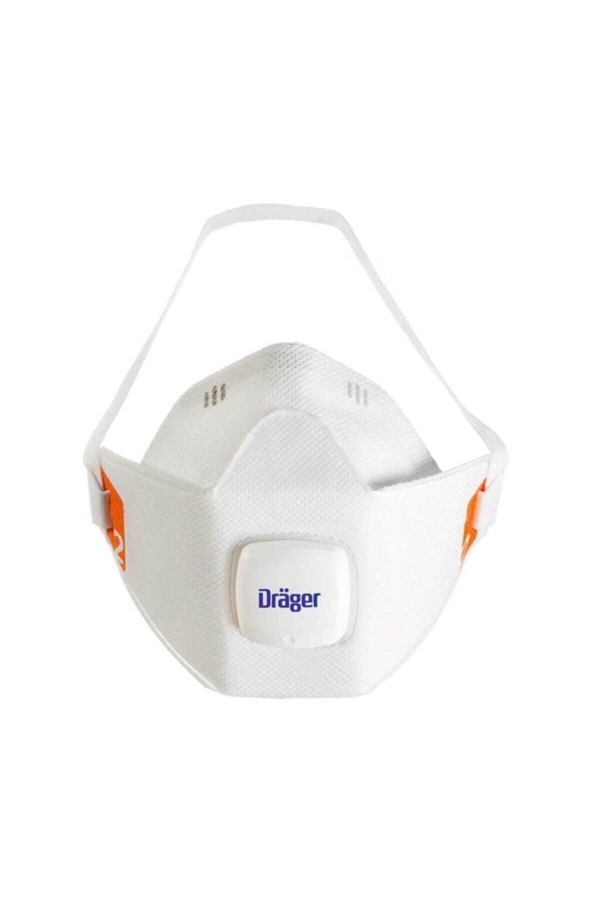 Drager X-plore 1920v Ffp2 Ventilli Koruyucu Toz Maske (1 Paket-pakette 10 Adet Vardır)
