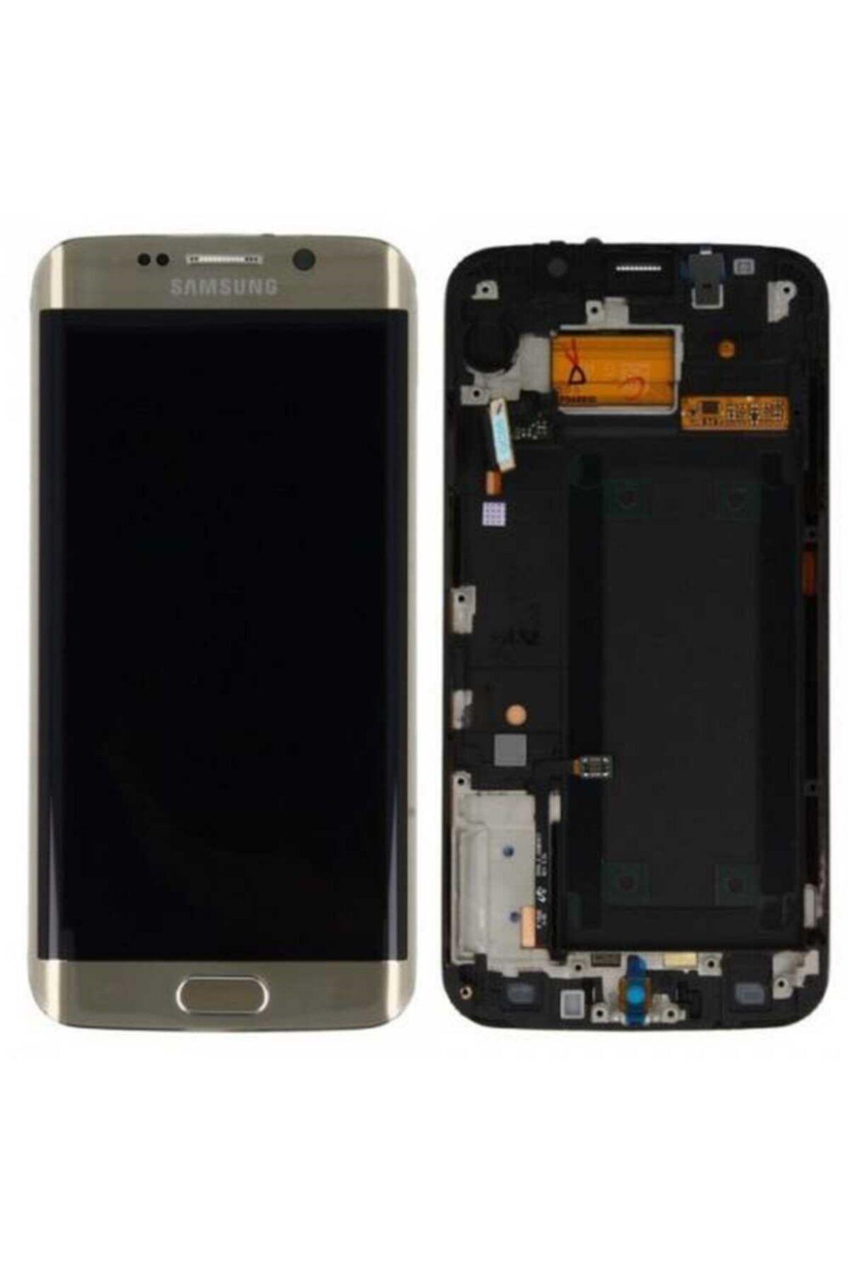 Parça Bankası Samsung Galaxy S7 Edge G935 Lcd Ekran Dokunmatik Gold Servis Gh97-18767c