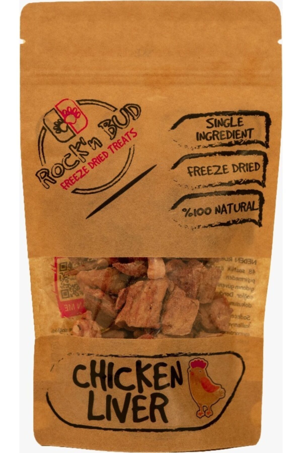 RocknBud Rock'n Bud Ödül Maması (cat) - % 100 Tavuk Ciğeri