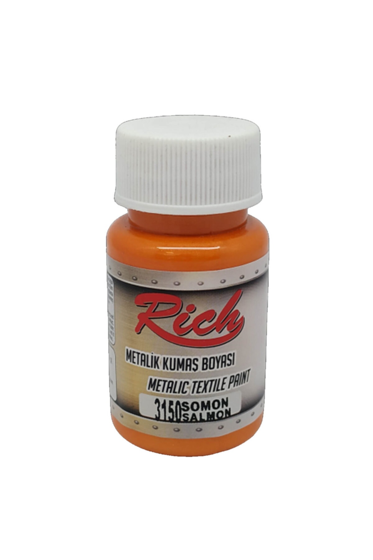Rich Metalik Kumaş Boyası 50cc - Somon 3150