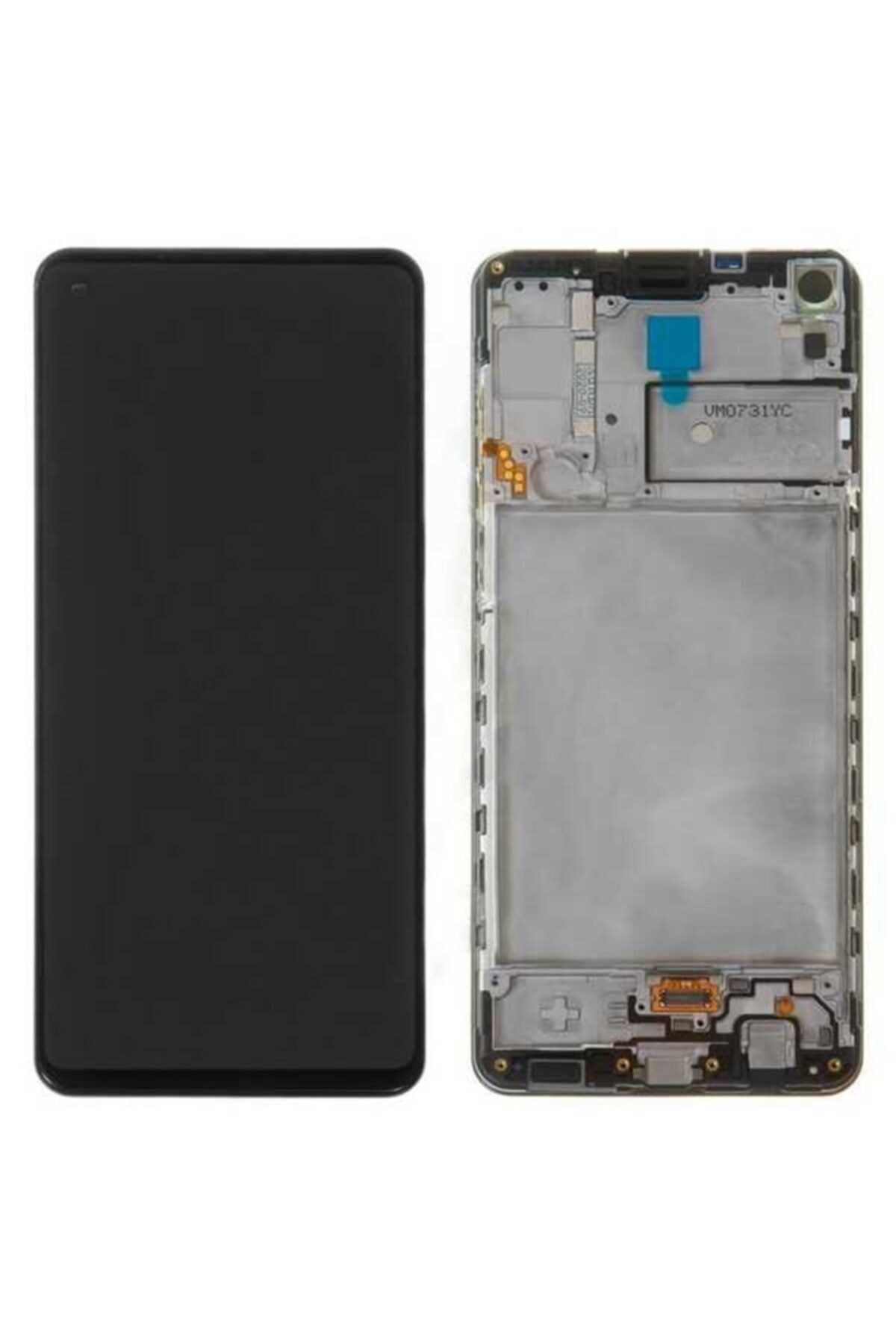 Parça Bankası Samsung Galaxy A21s A217 Lcd Ekran Dokunmatik Siyah Servis Çıtalı