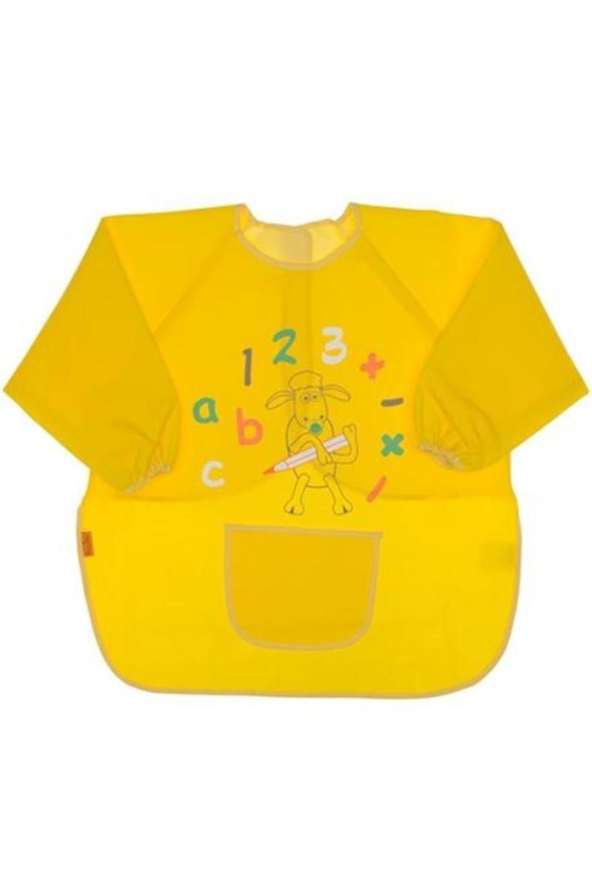 Babyjem Bebek Faaliyet Önlüğü Kollu 049 Sarı