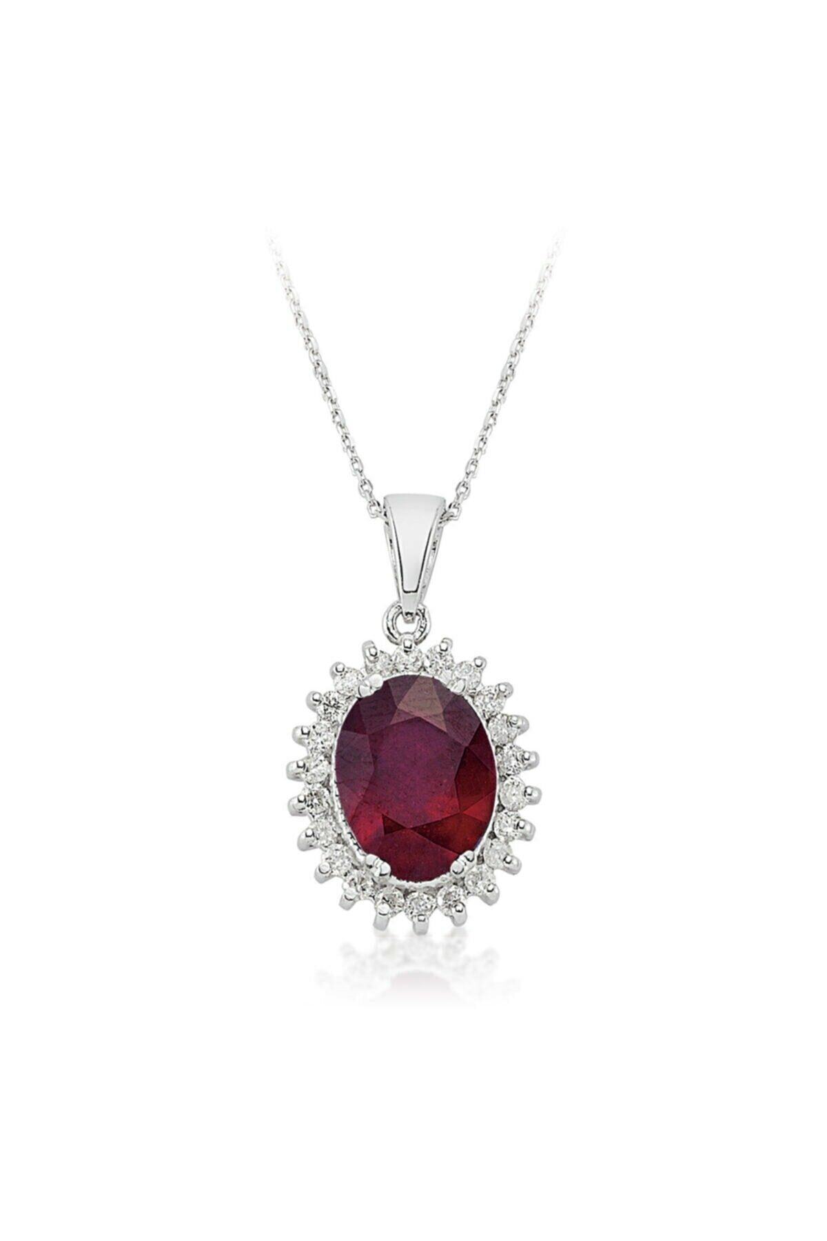 pırlantam 2.80 Ct. Pırlanta Yakut Kolye