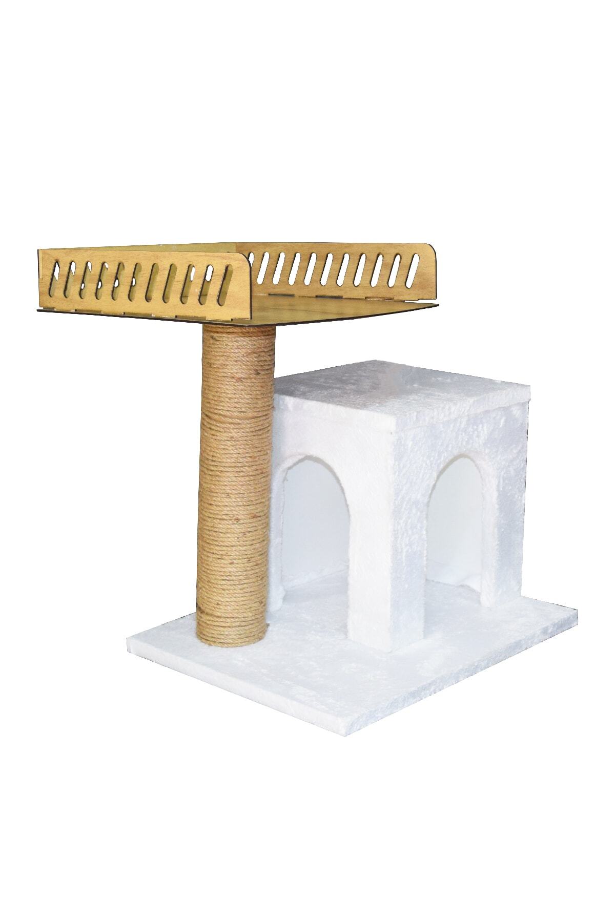 Hitpet Yuvalı Kedi Tırmalama Evi 55 cm