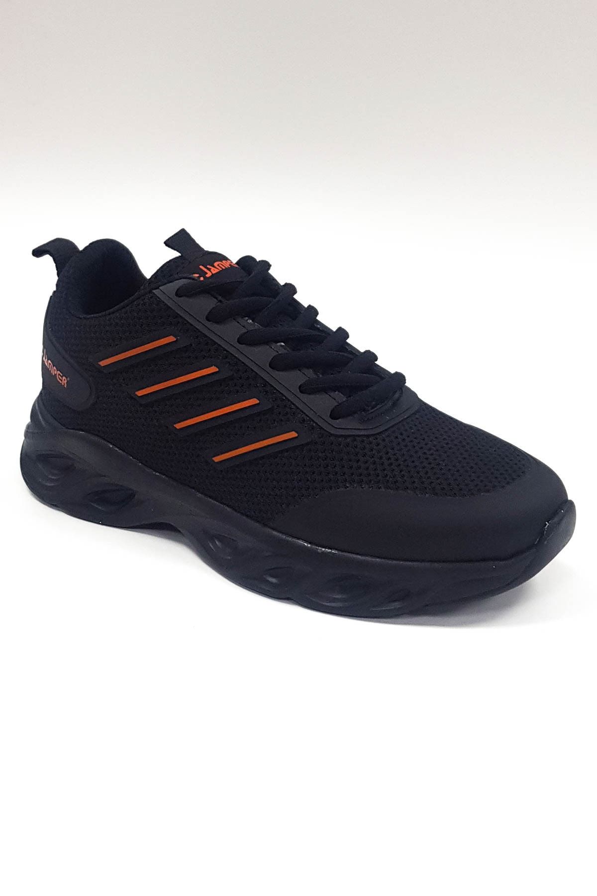 Mc Jumper Siyah Oranj Ortopedik Unisex Spor Ayakkabı