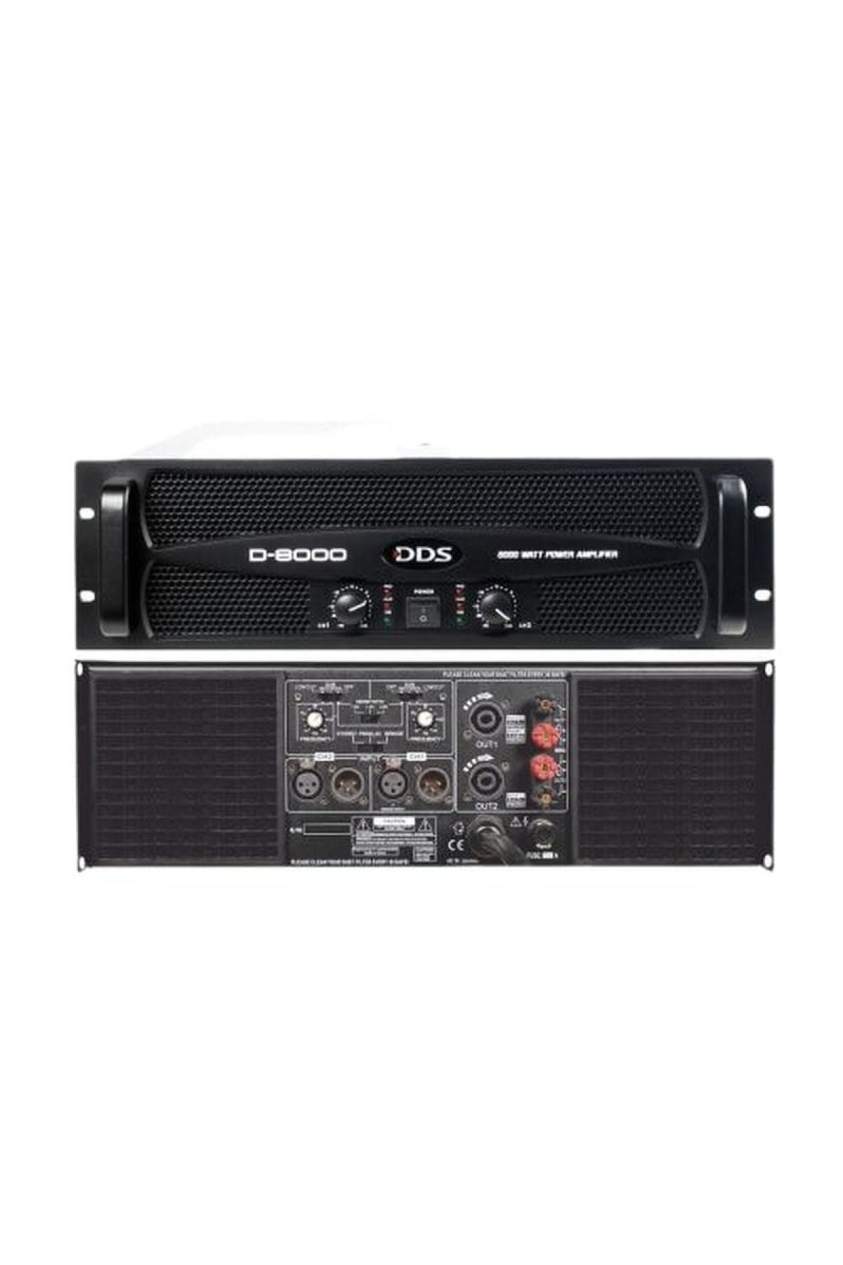 DDS D-8000 Power Amfi 8000 Watt