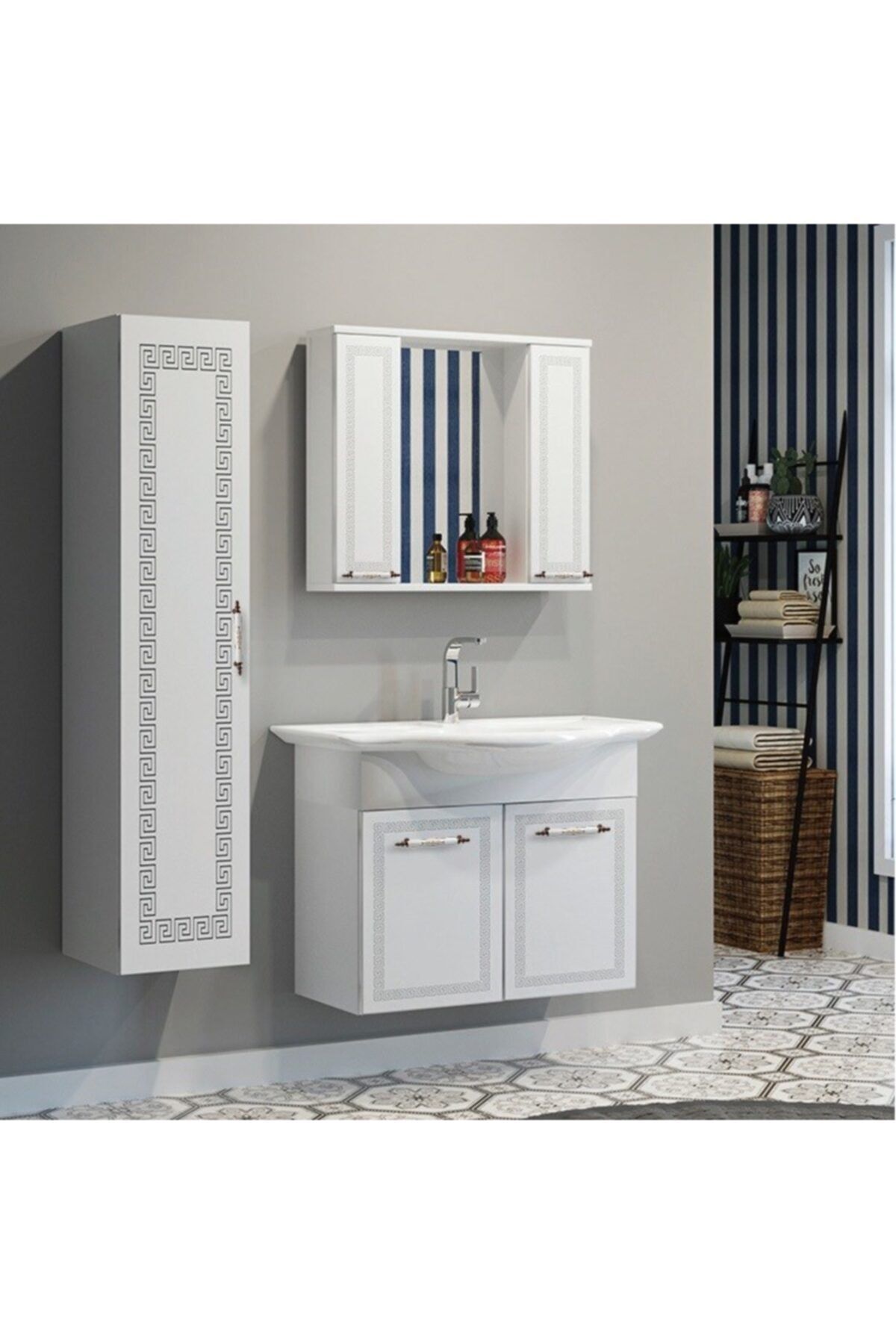 ERTEKPA Avangard Banyo Dolabı 100 Cm Takım