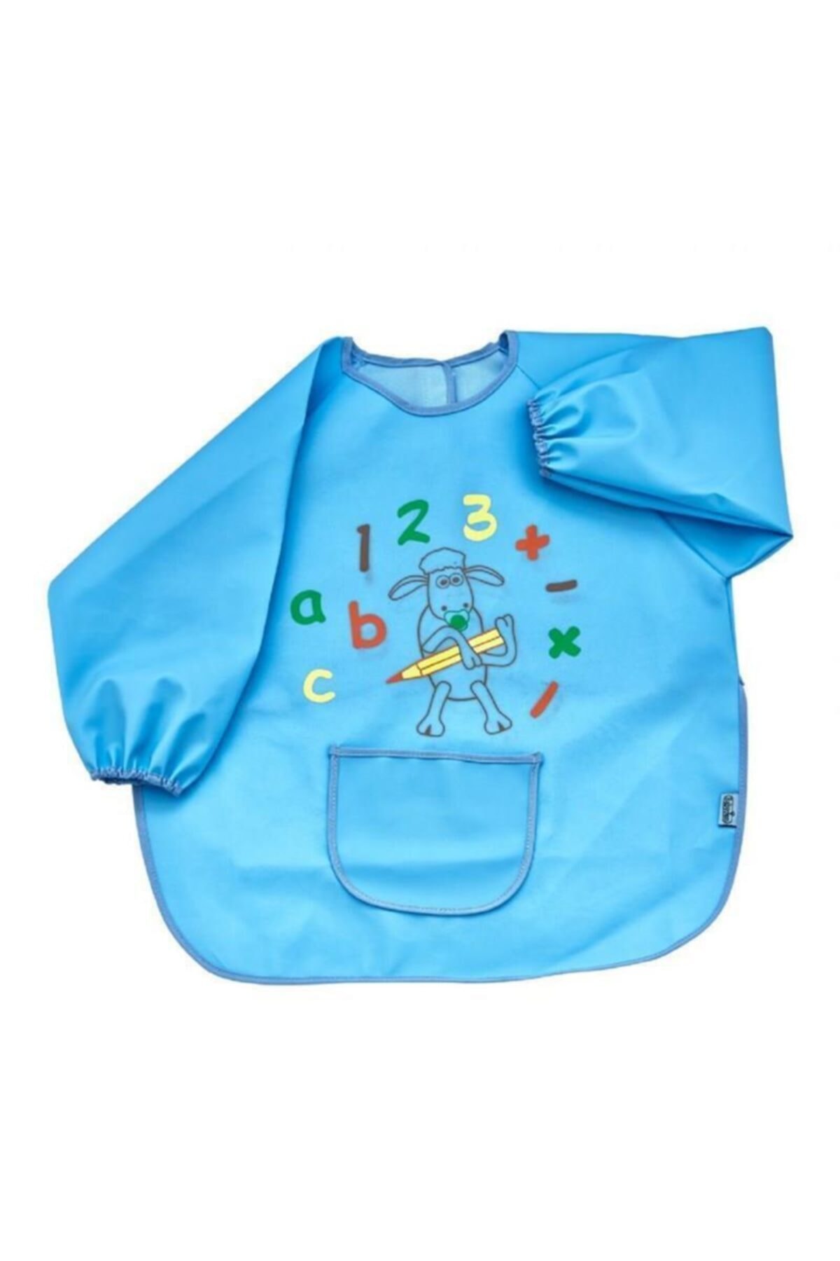 Babyjem Bebek Faaliyet Önlüğü Kollu 049 Mavi