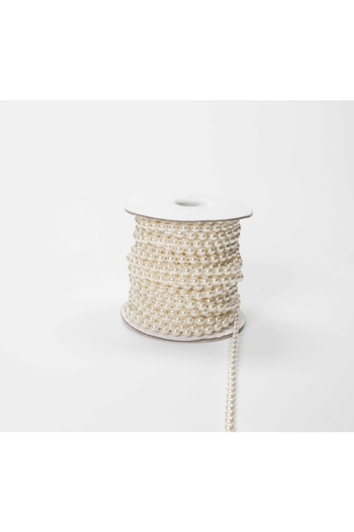 Yumuşakkeçe 6mm Tek Sıra Yarım Inci – Krem