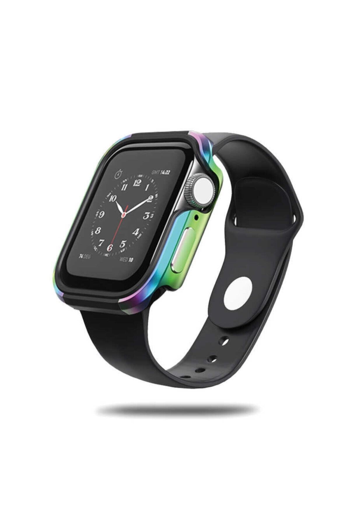 Apple Defense Watch Kasa Koruyucu Watch Seri 6 44mm (hafif Kompakt Tasarım) Colorful