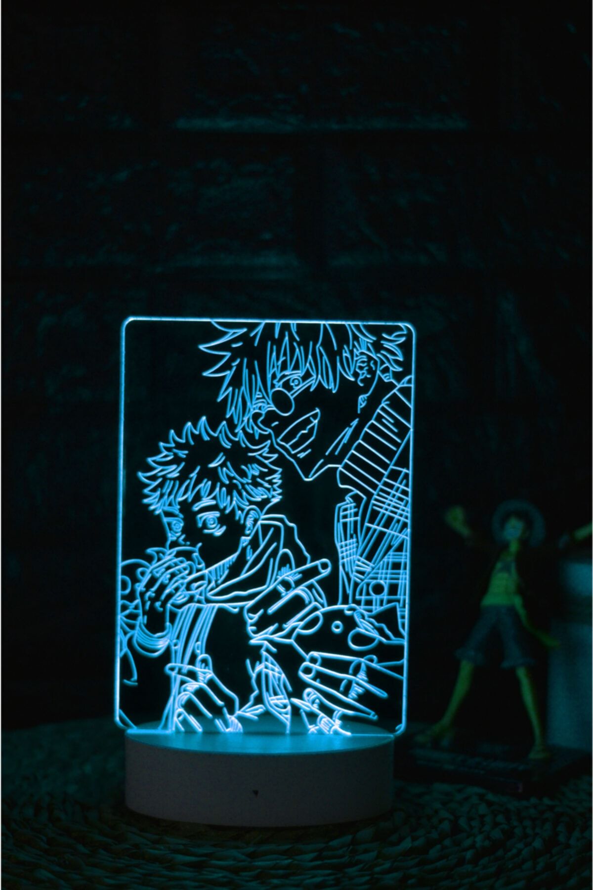 Yubi Design Itadori Ve Gojo , Jujutsu Kaisen - 3 Boyutlu Dekoratif Gece Lambası 3d