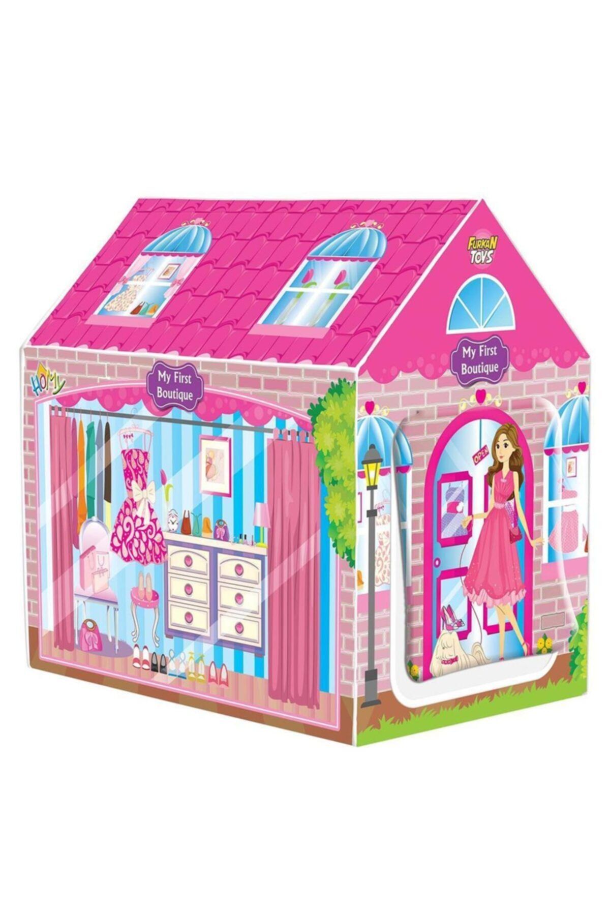 Furkan Toys Çocuk Çadır Ilk Butiğim Oyun Evi